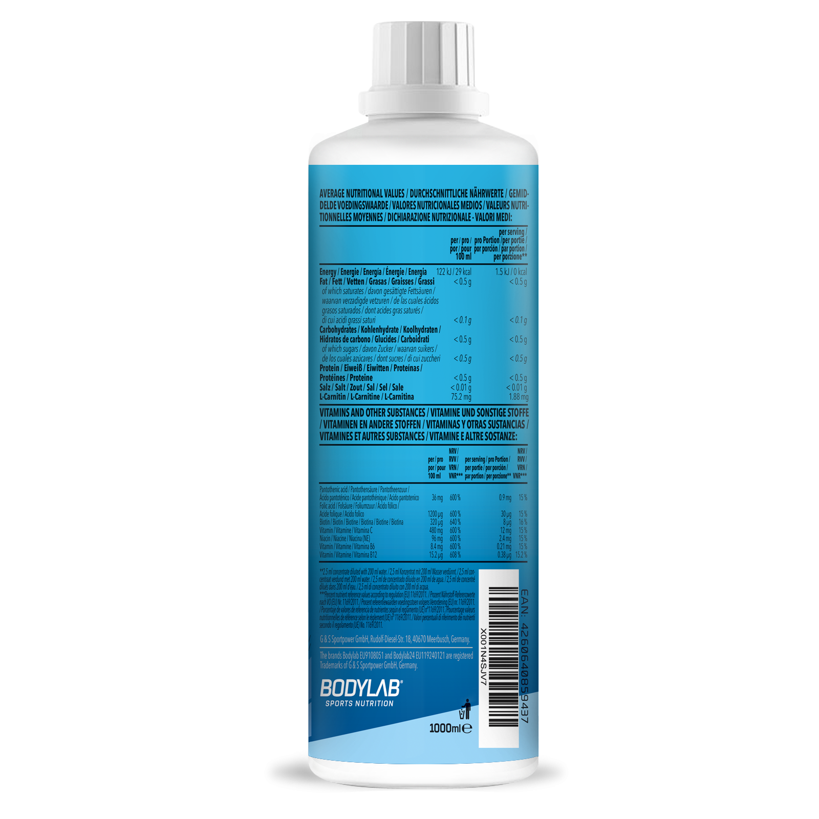 Vital Zero Drink (1000ml) Apfel-Kirsch