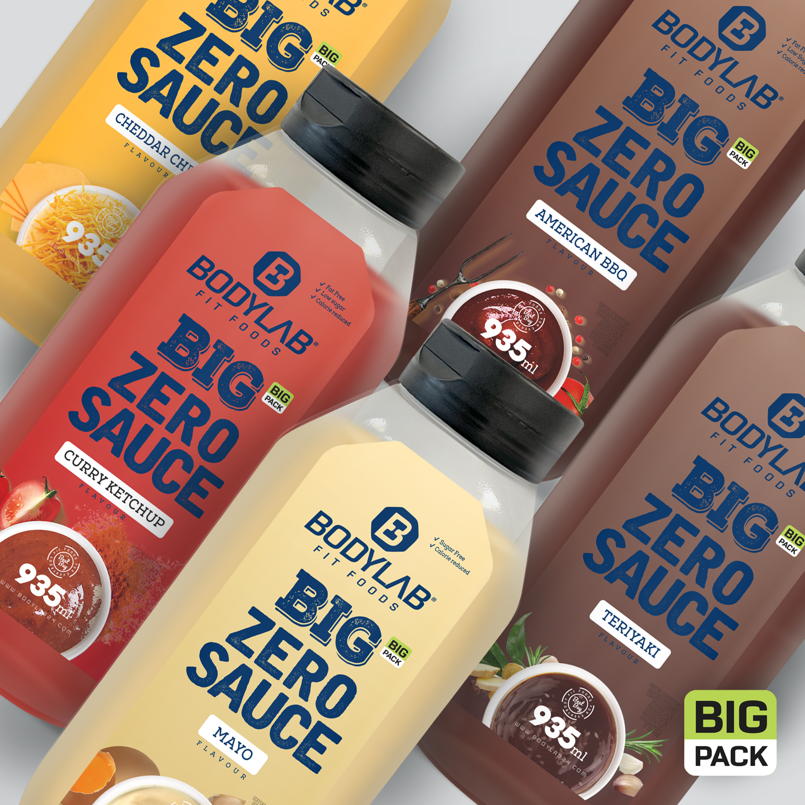 5 x Big ZERO Sauce (je 935ml)