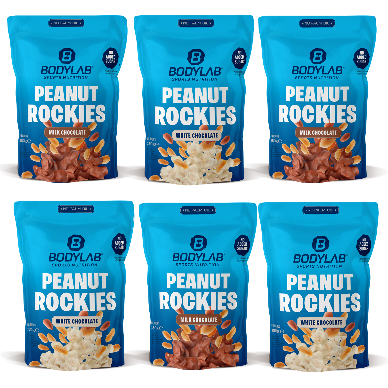 6 x Peanut Rockies (je 150g)