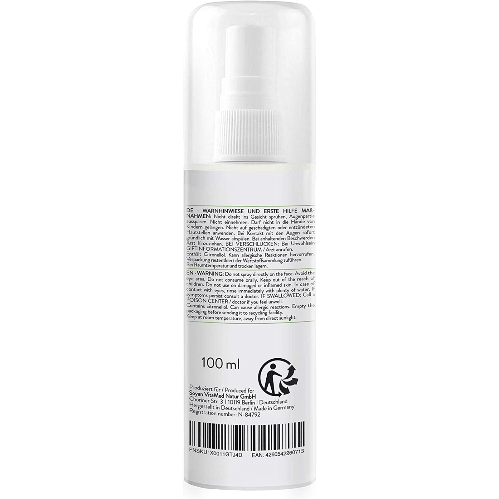 3 x Mückenschutz Spray (3x100ml)