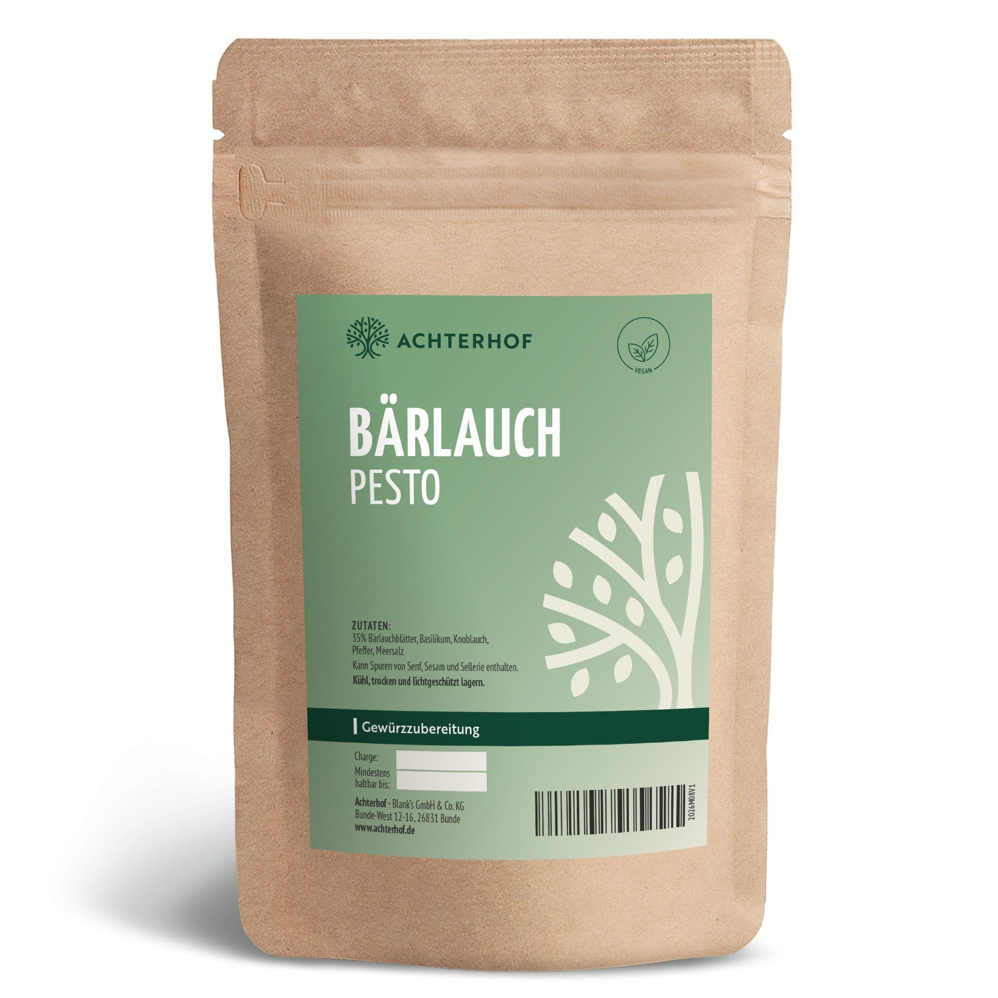 Bärlauch Pesto Gewürzzubereitung (250g)