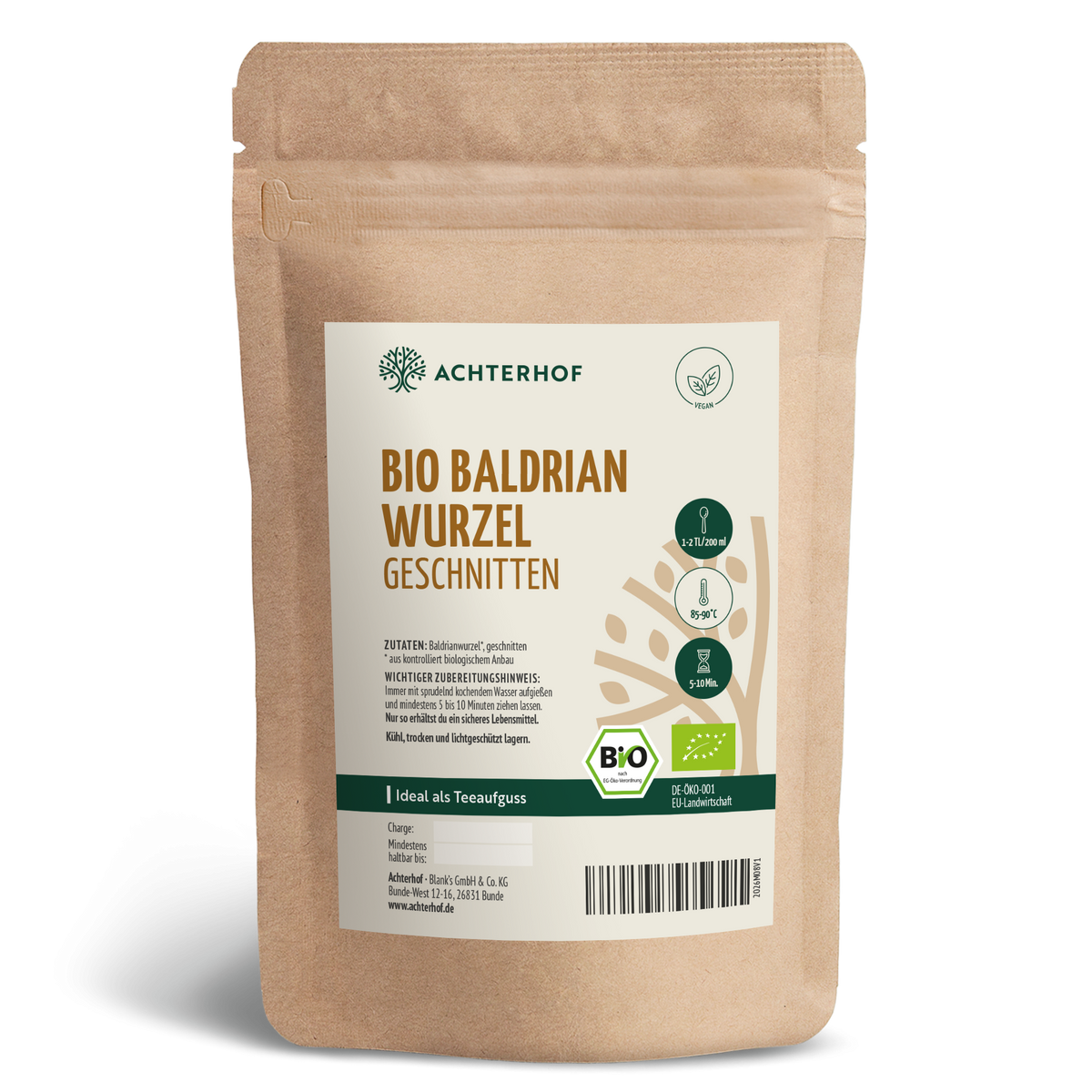 Baldrianwurzel geschnitten Bio (100g)