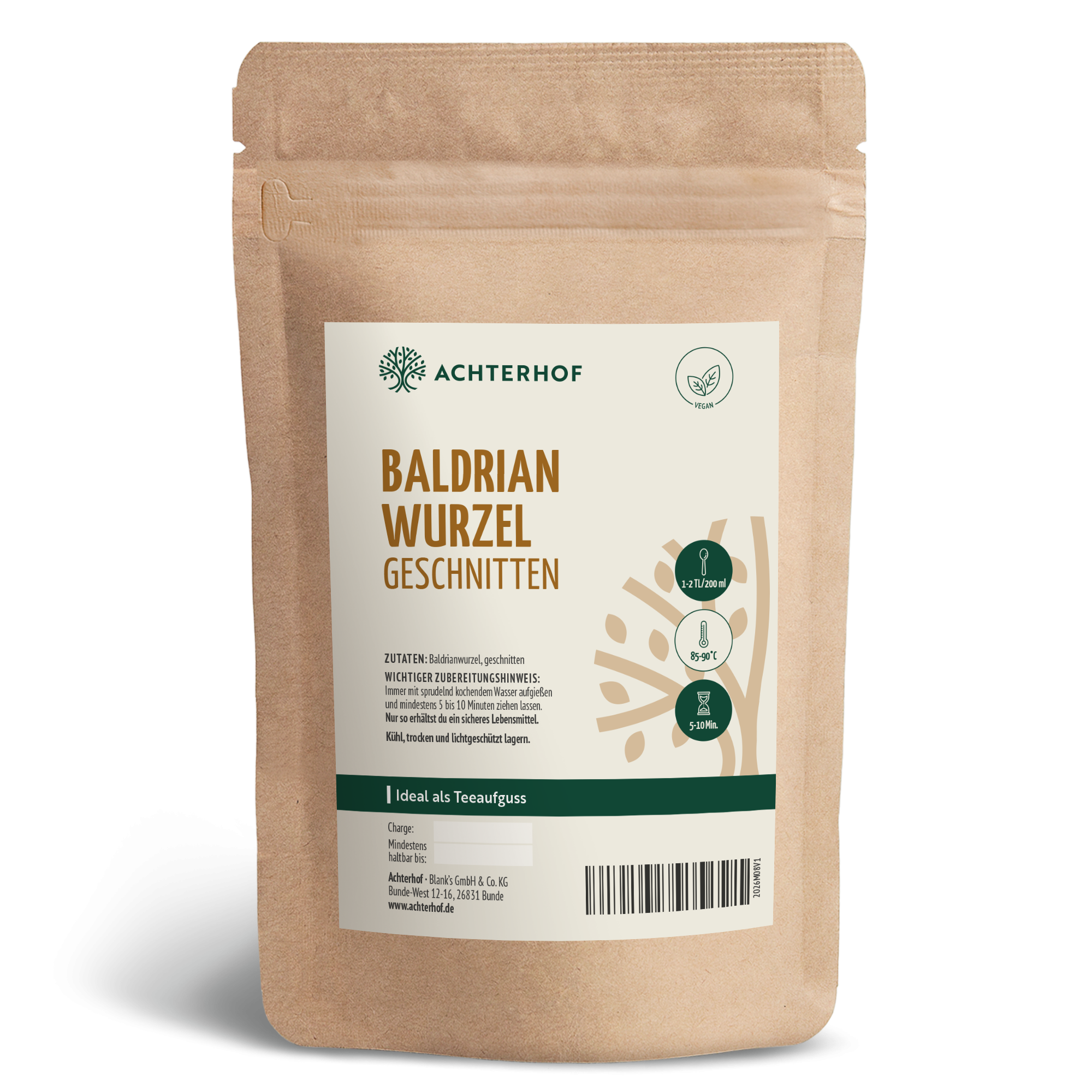 Baldrianwurzel geschnitten (500g)