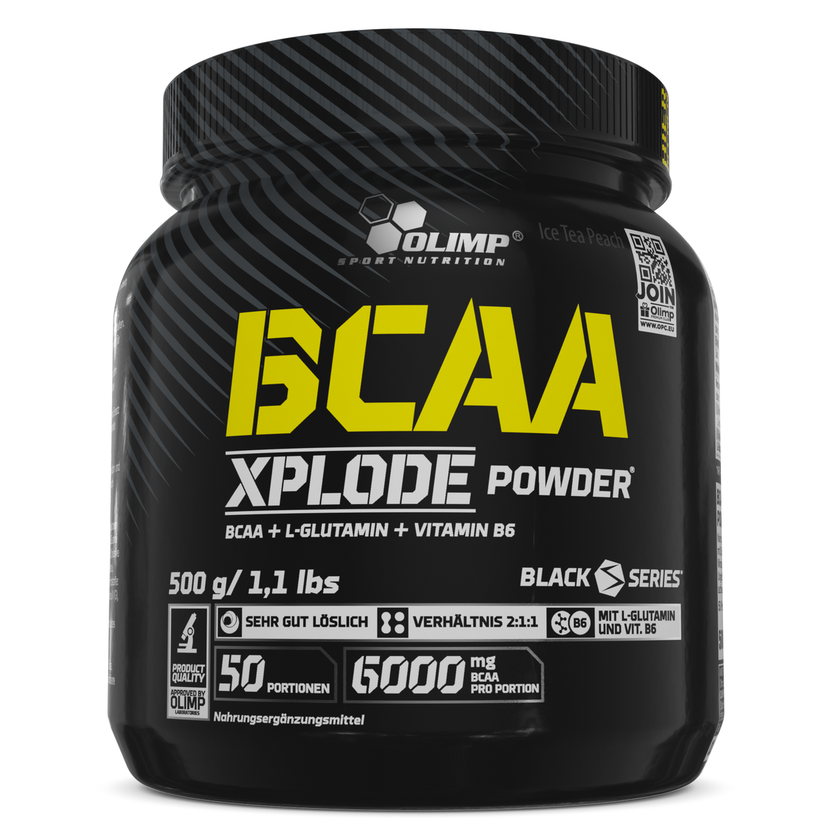 BCAA Xplode Powder (500g) Ice Tea Peach