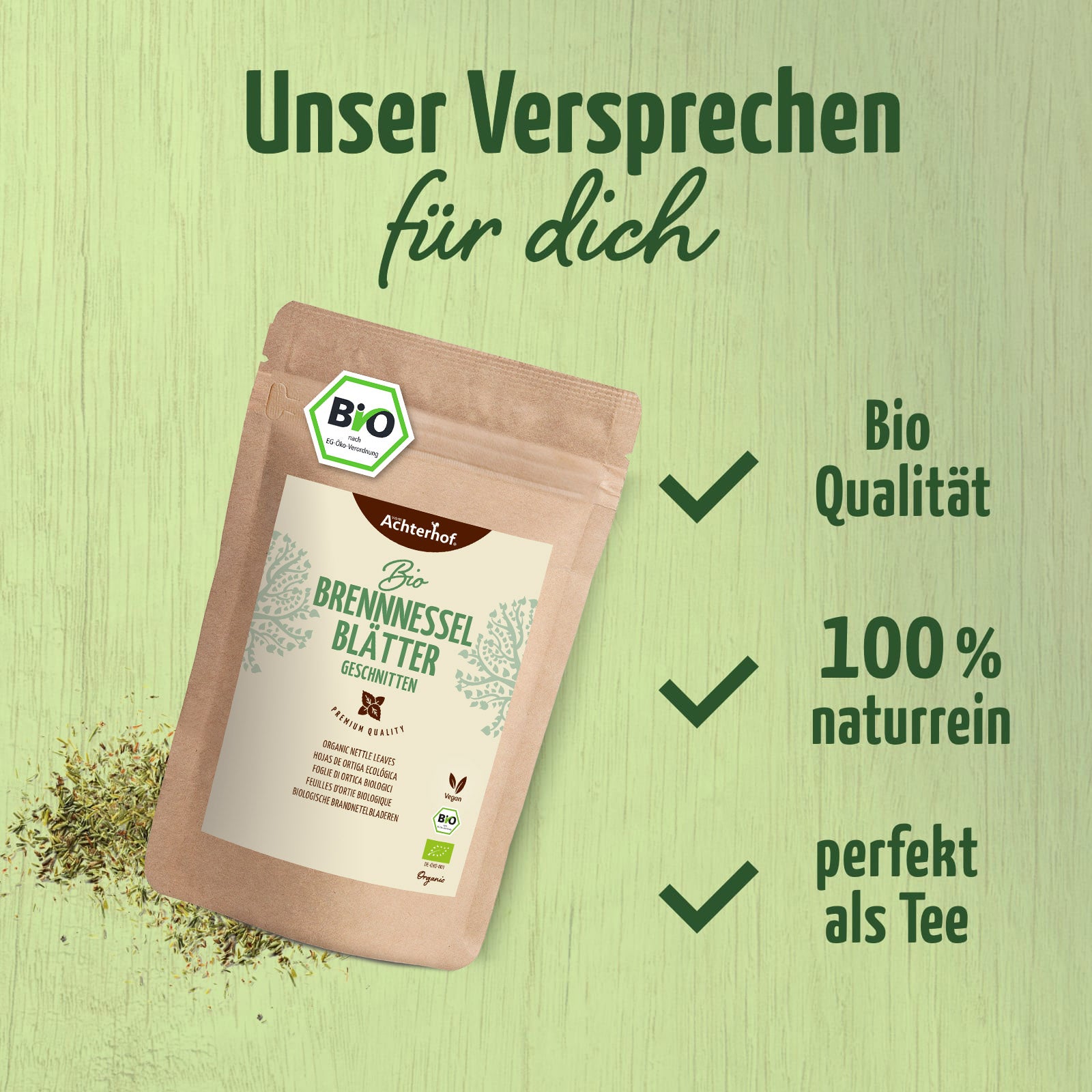 Brennnesselblätter getrocknet Bio (500g)