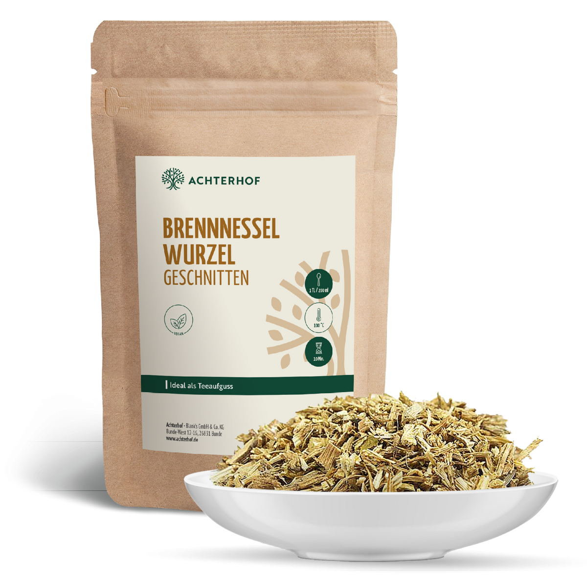 Brennnesselwurzel geschnitten (500g)