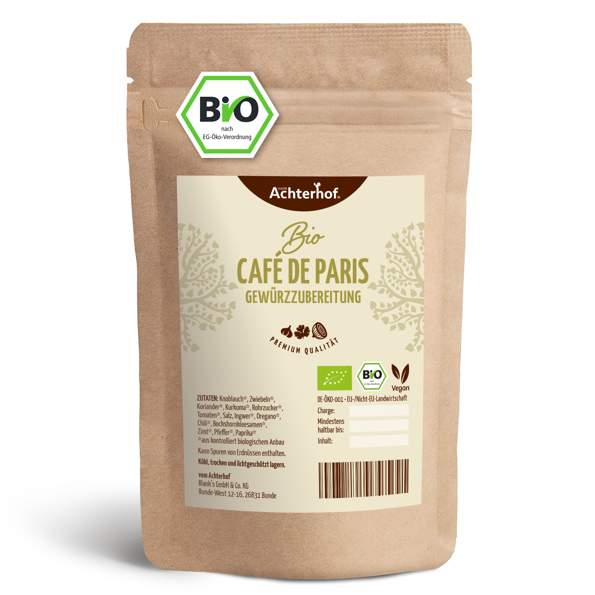 Café de Paris Gewürzzubereitung Bio (100g)