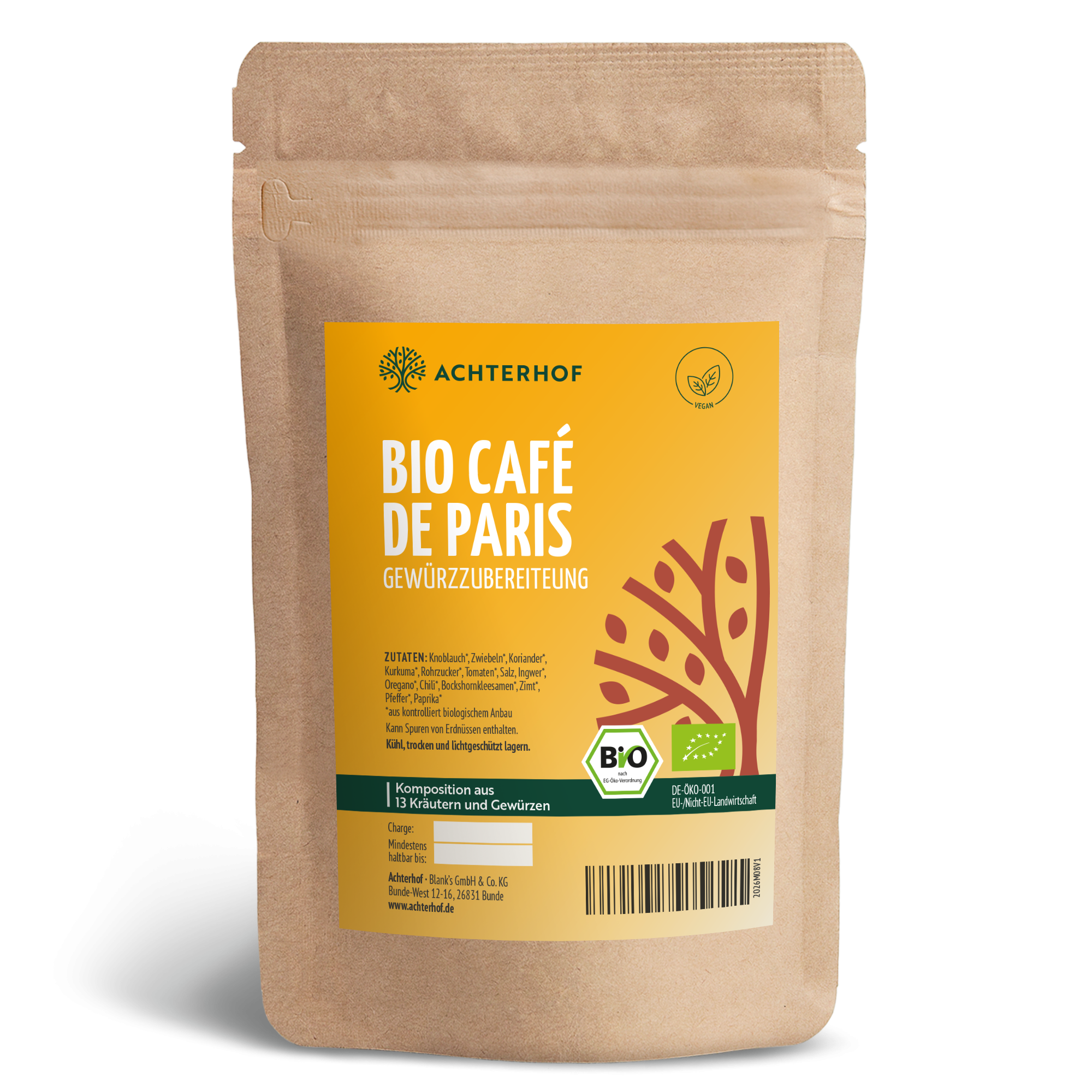 Café de Paris Gewürzzubereitung Bio (100g)