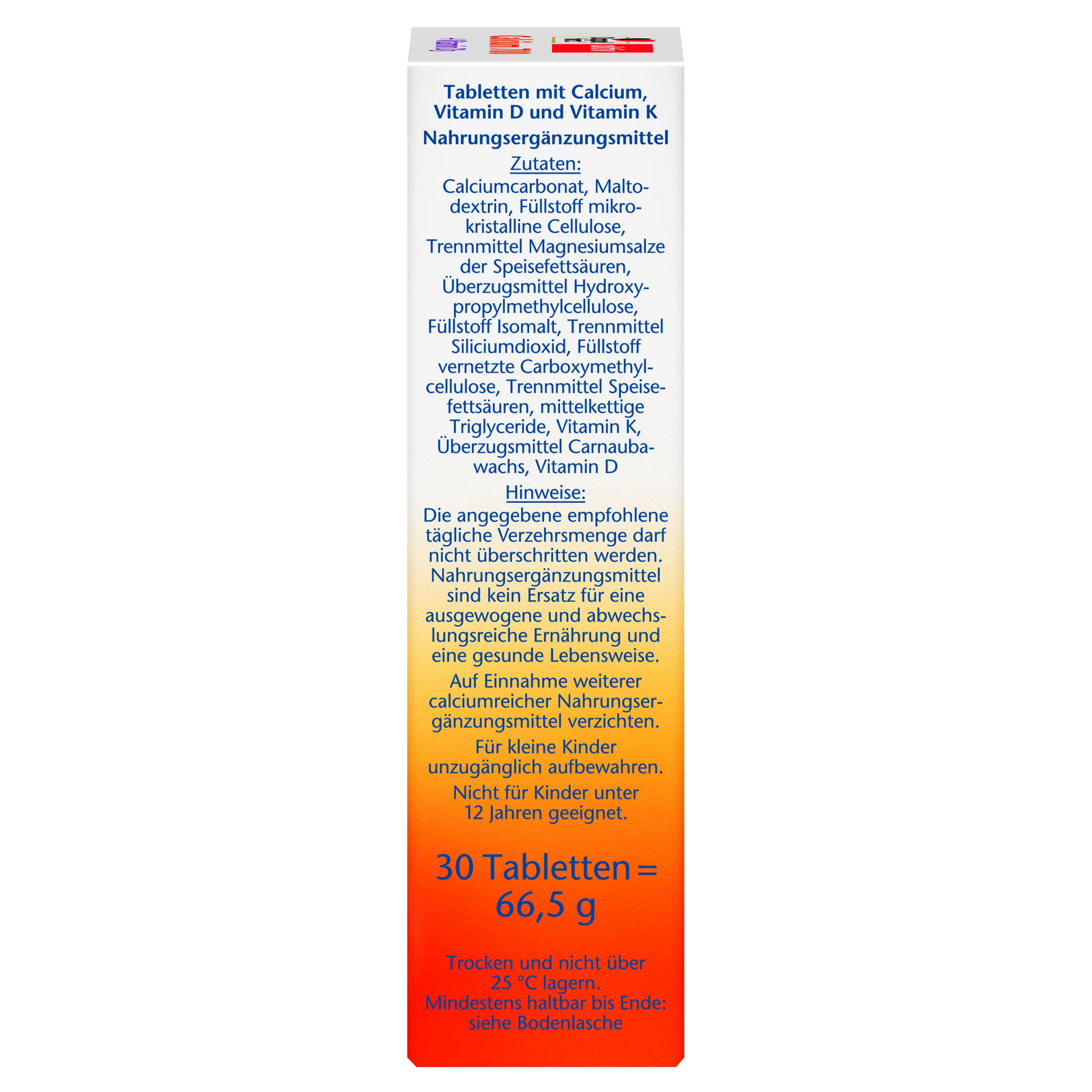 Calcium 700 + D3 (30 Tabletten)