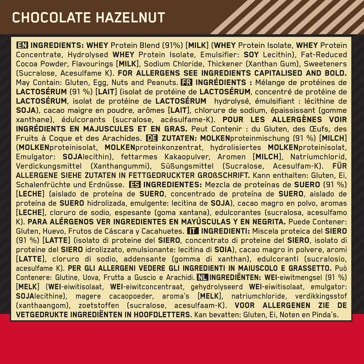 #Geschmack_Chocolate Hazelnut