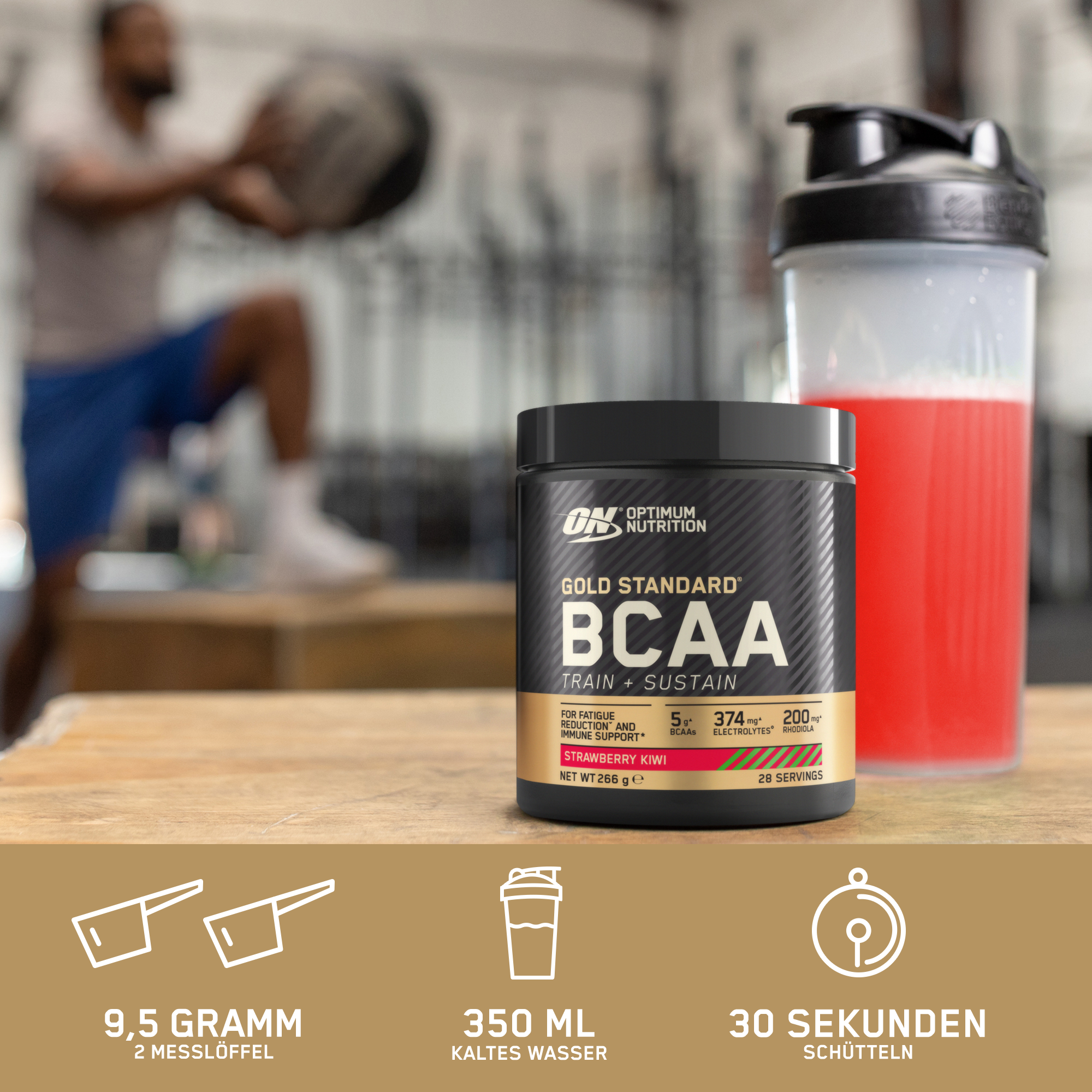 Gold Standard BCAA Train&Sustain (266g)