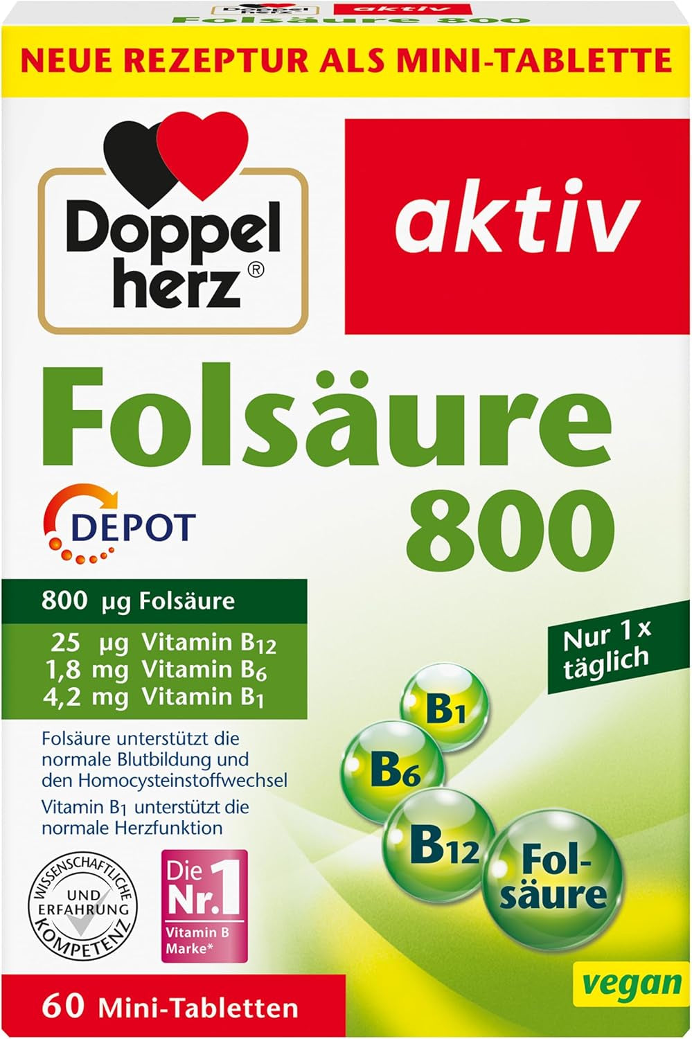 Folsäure 800 Depot (60 Tabletten)