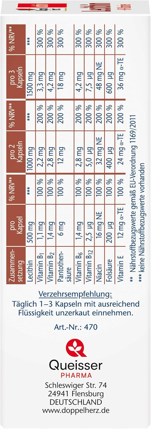 Lecithin B Vitamine (40 Kapseln)