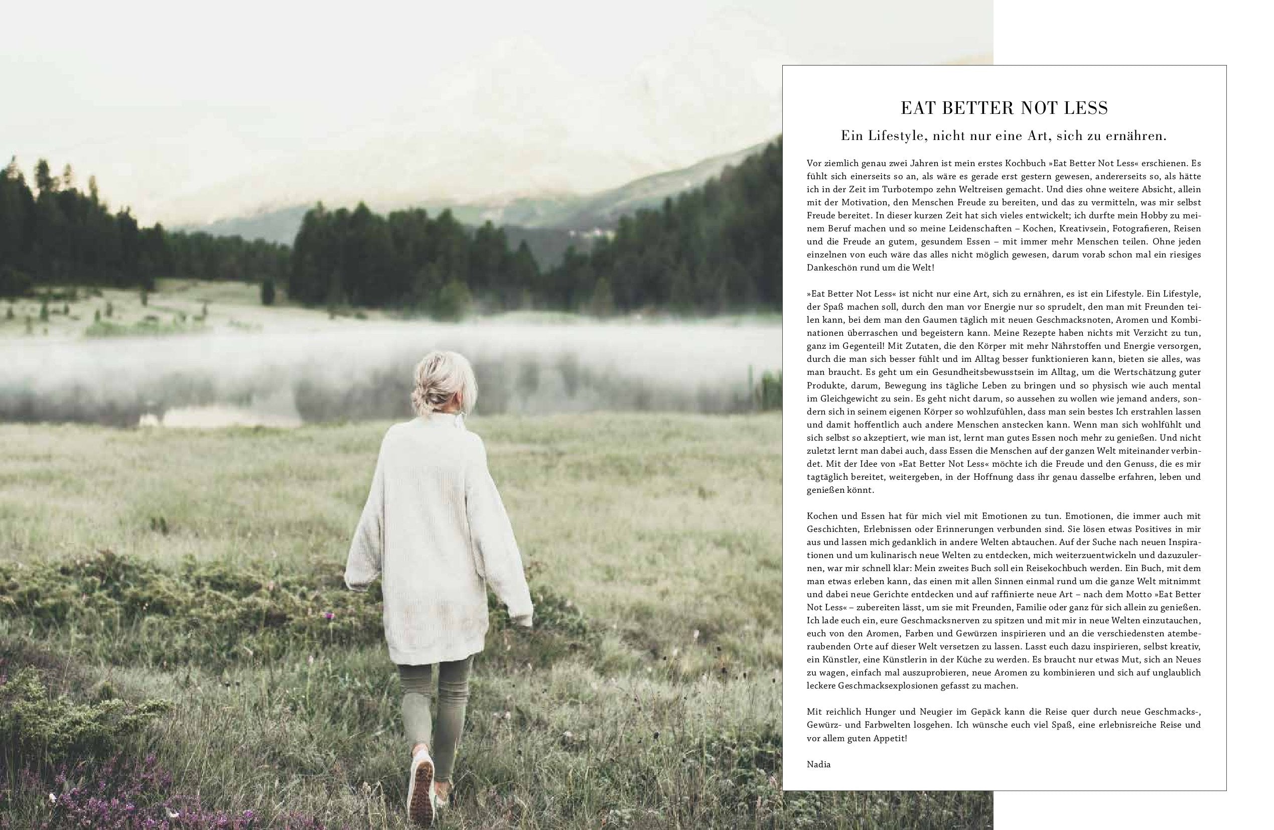 Eat better not less Rezeptideen - Around the World