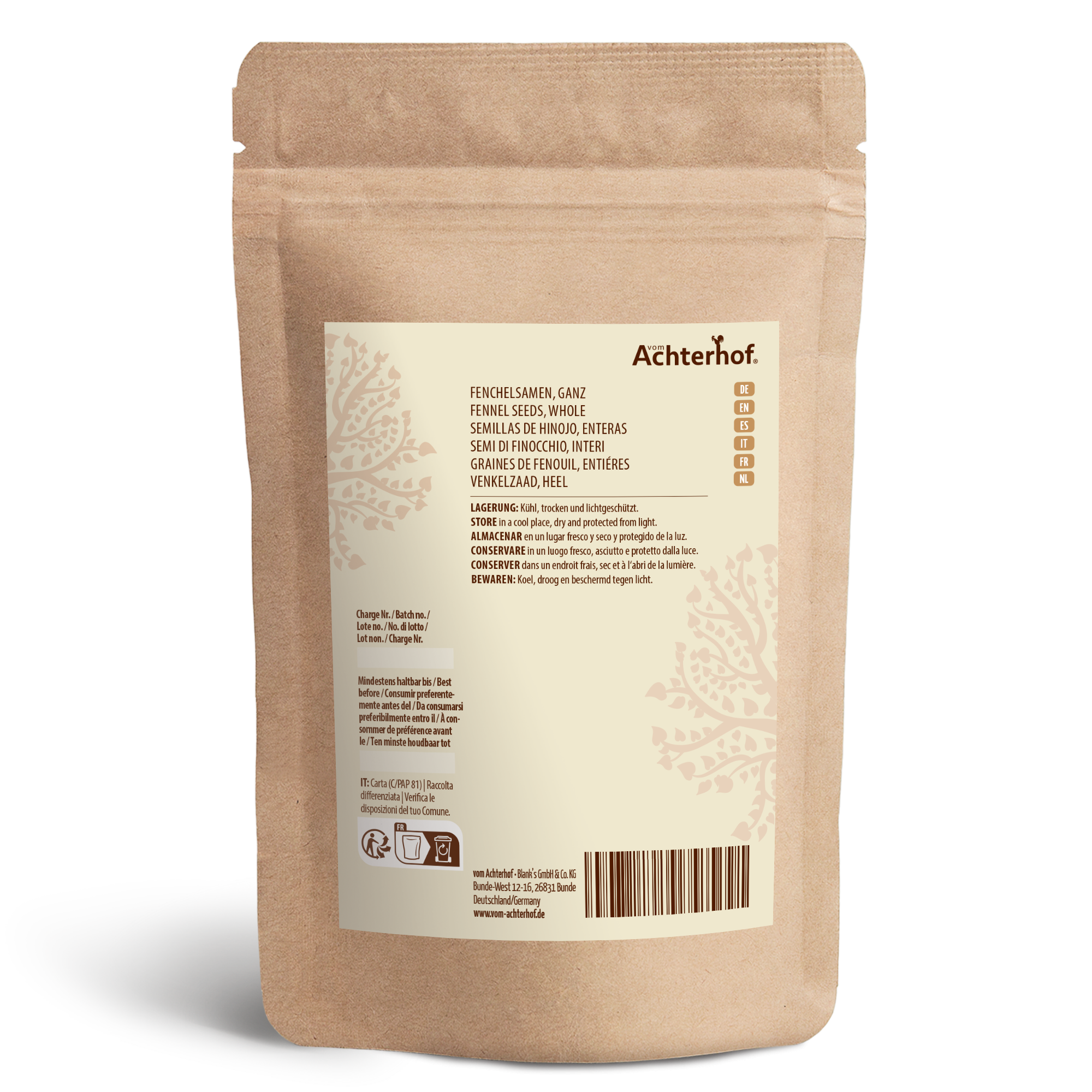 Fenchelsamen ganz (1000g)