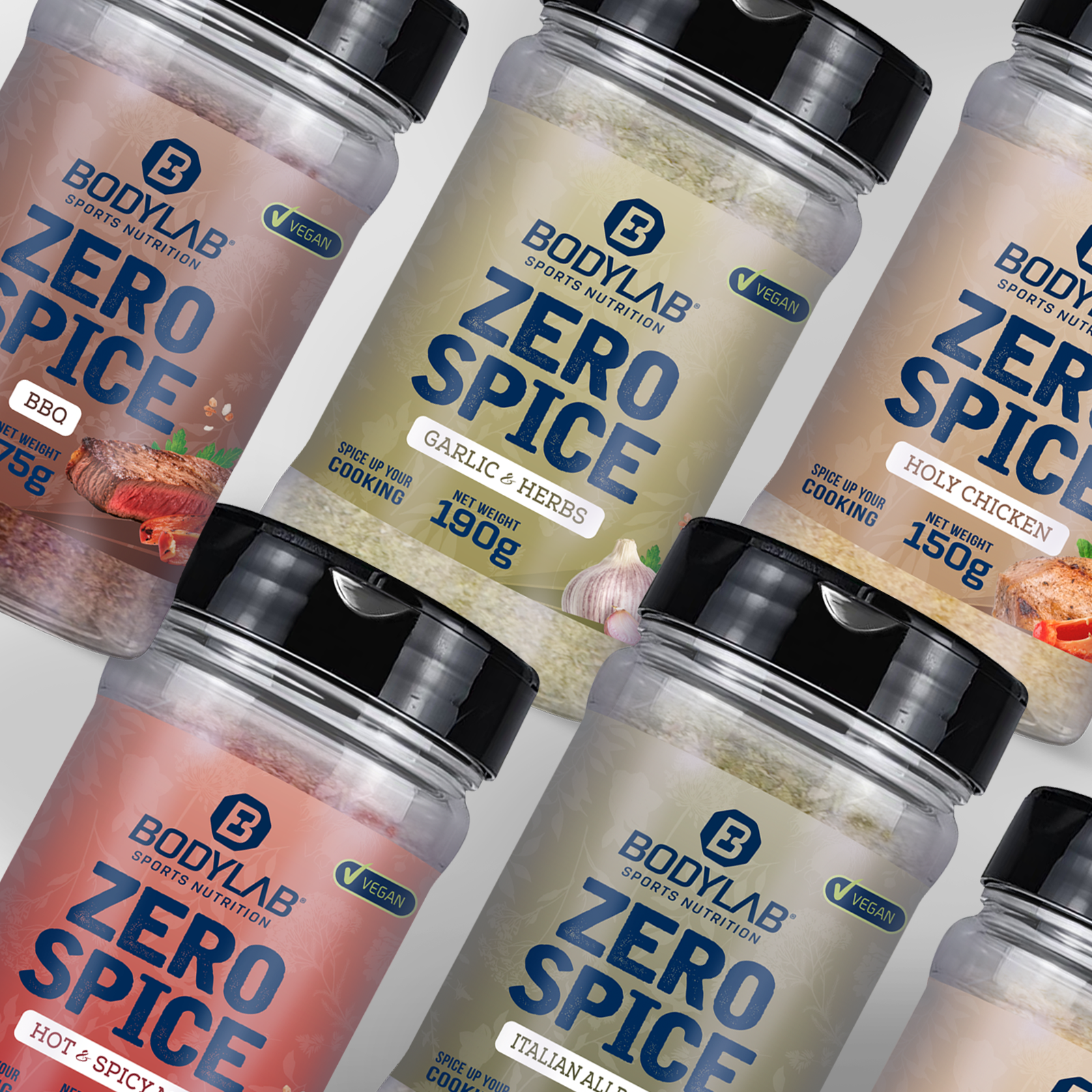 5 x ZERO Spice (je 110 - 190 g)