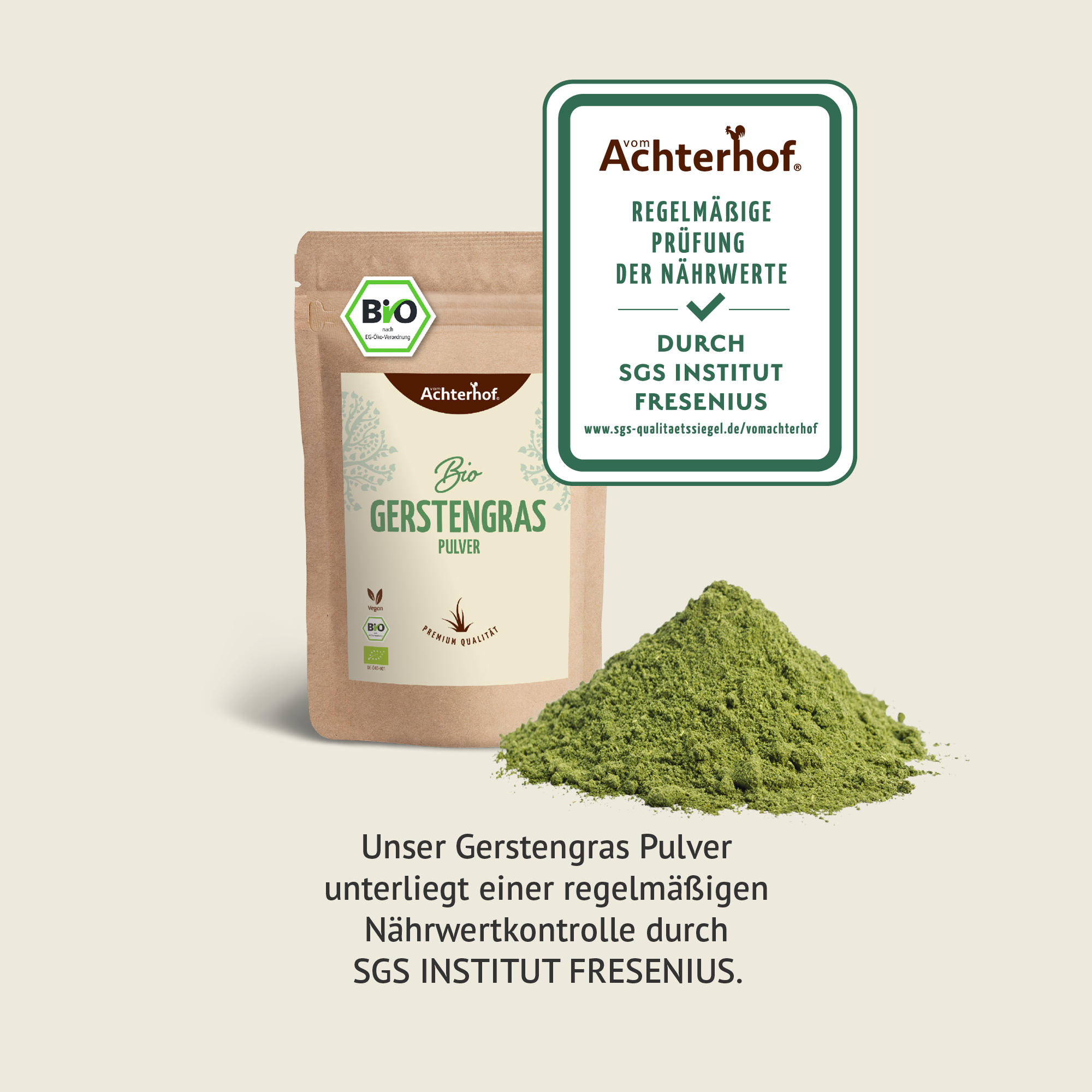Gerstengras Pulver Bio (1000g)