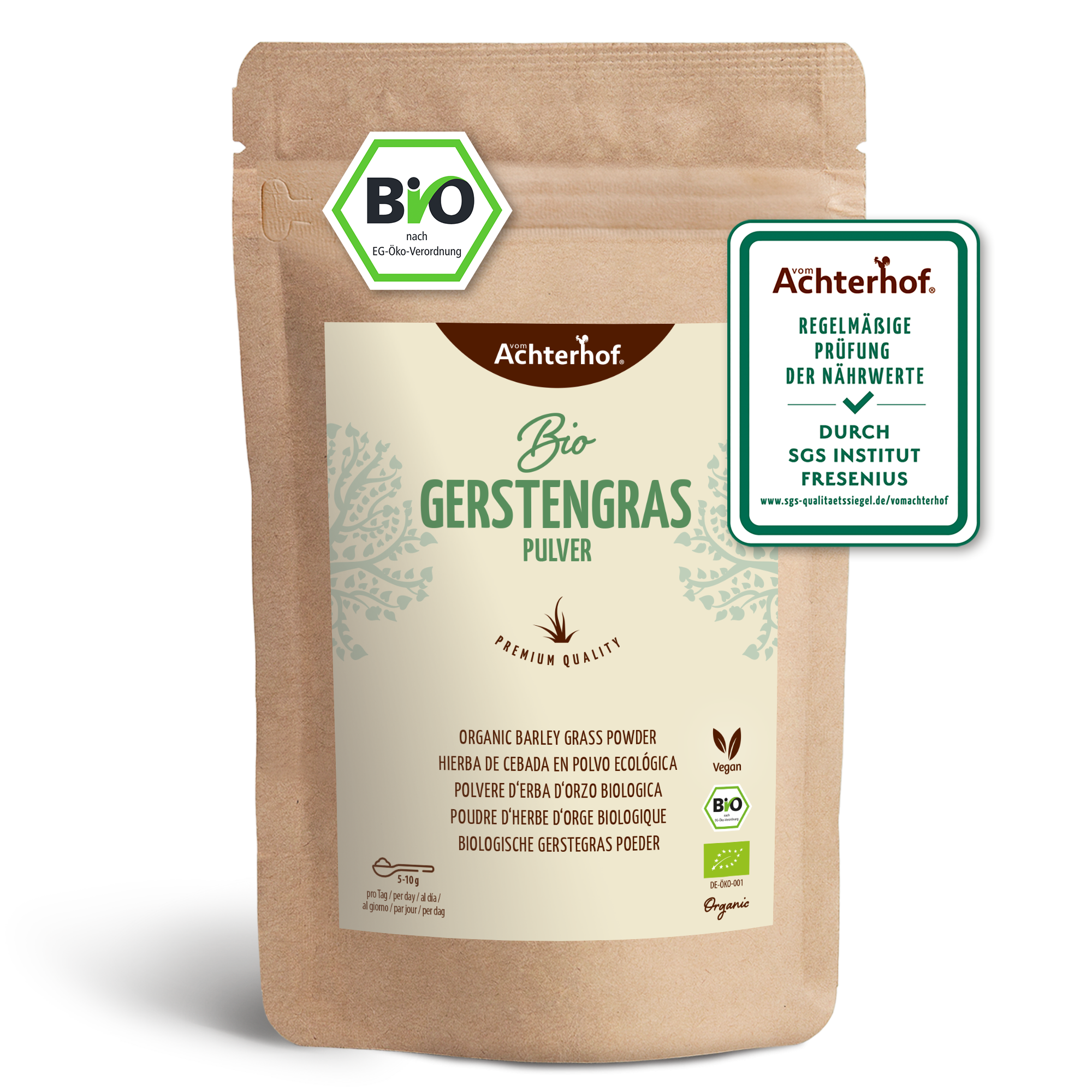 Gerstengras Pulver Bio (1000g)