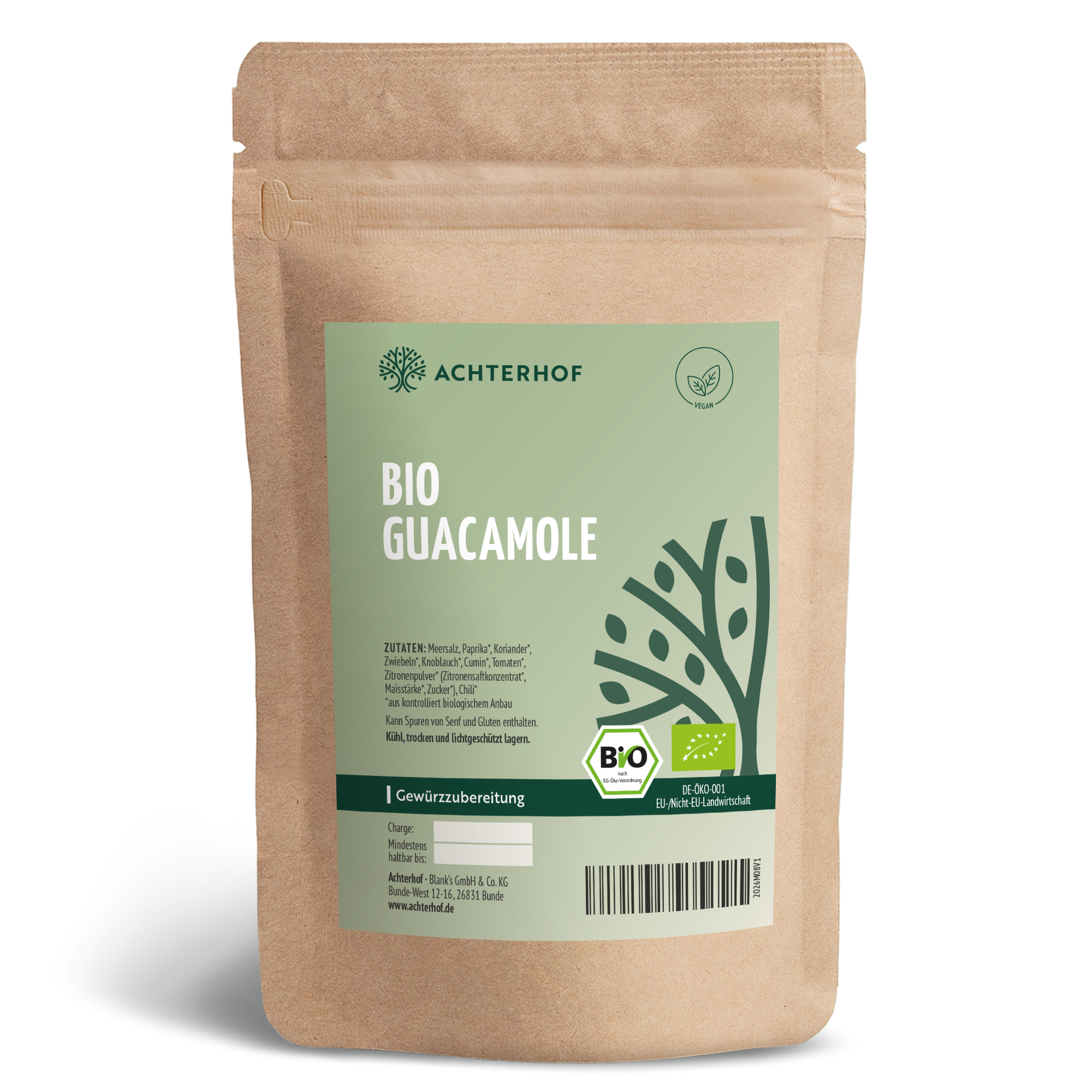 Guacamole Gewürzzubereitung Bio (100g)