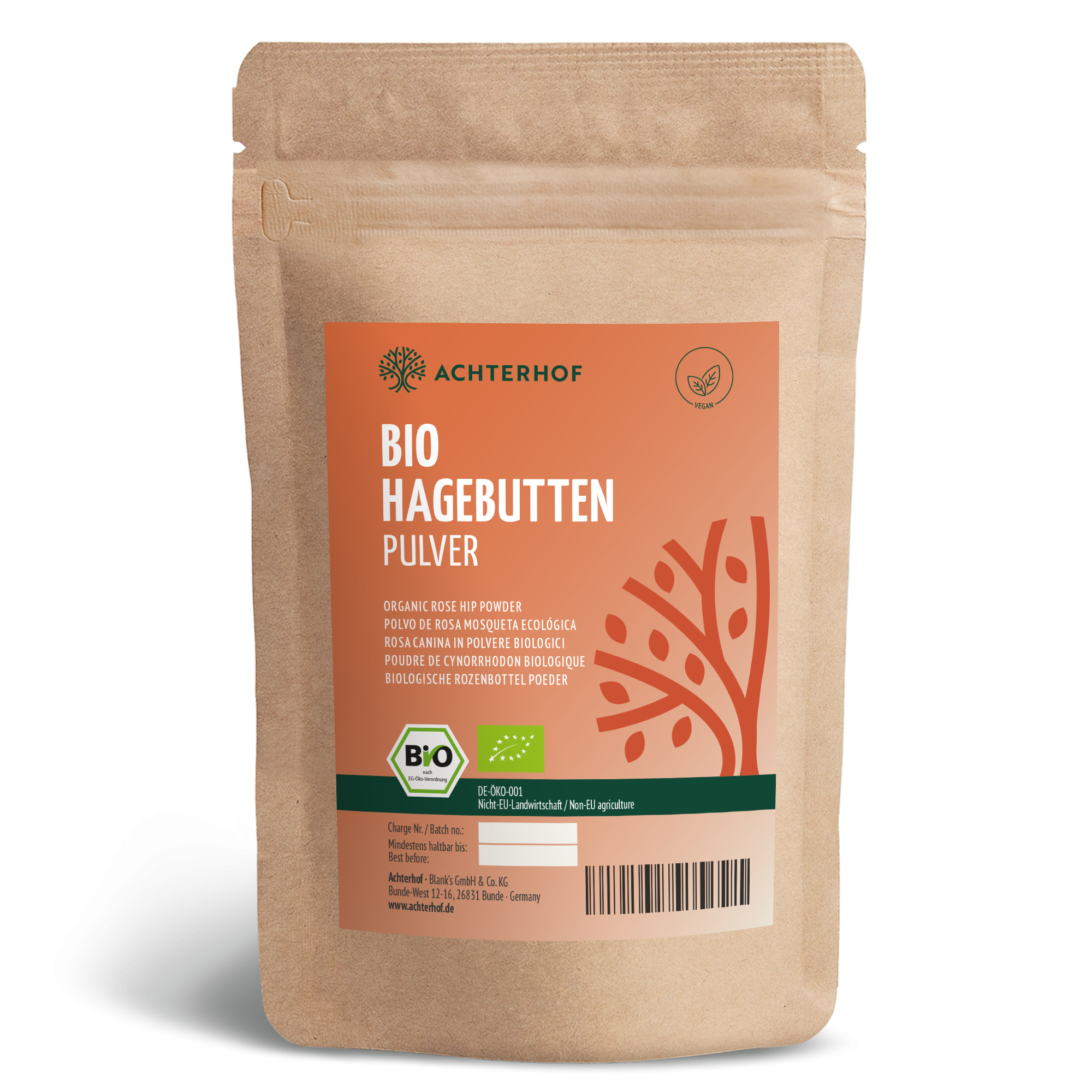 Hagebuttenpulver Bio (1000g)