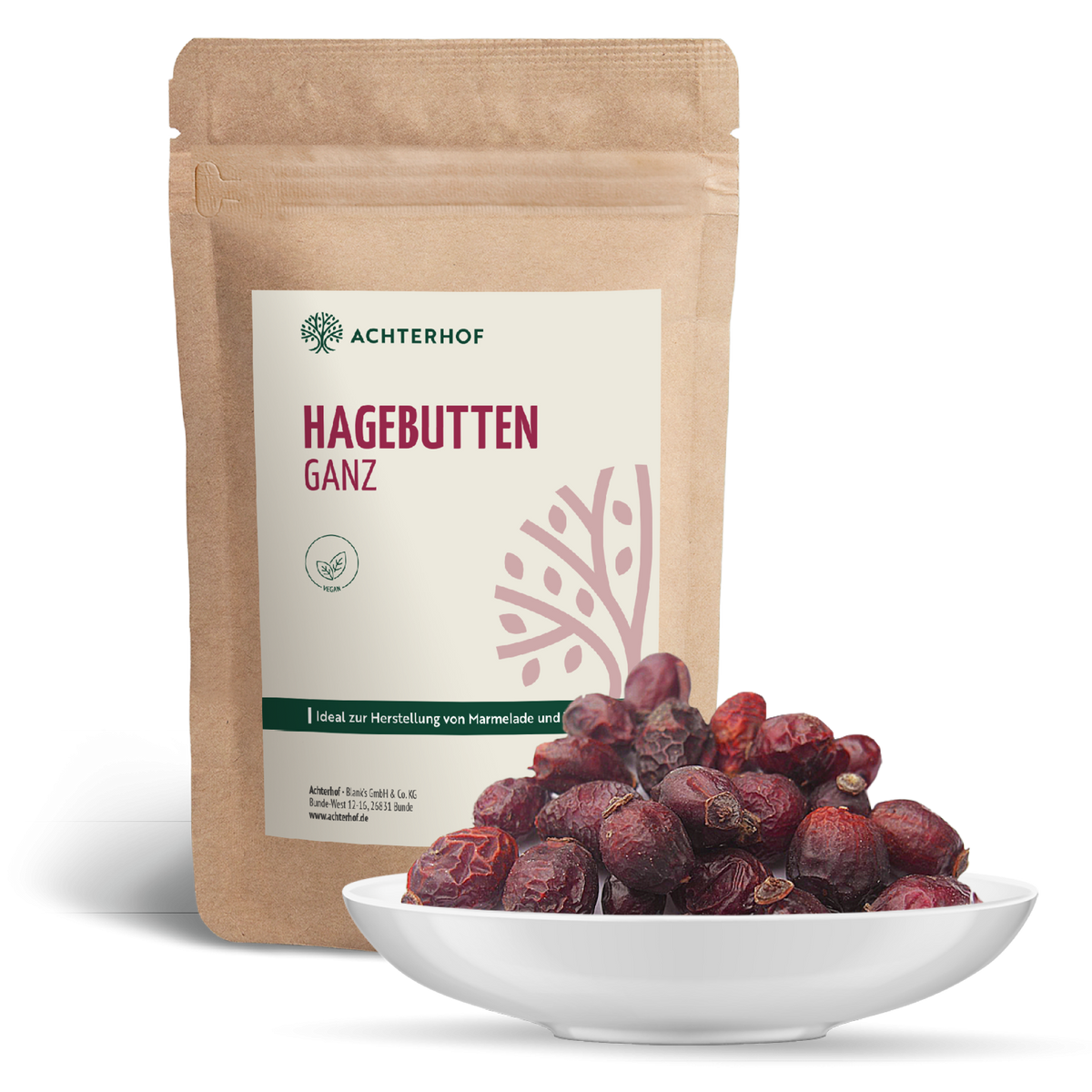 Hagebutten ganz getrocknet (1000g)