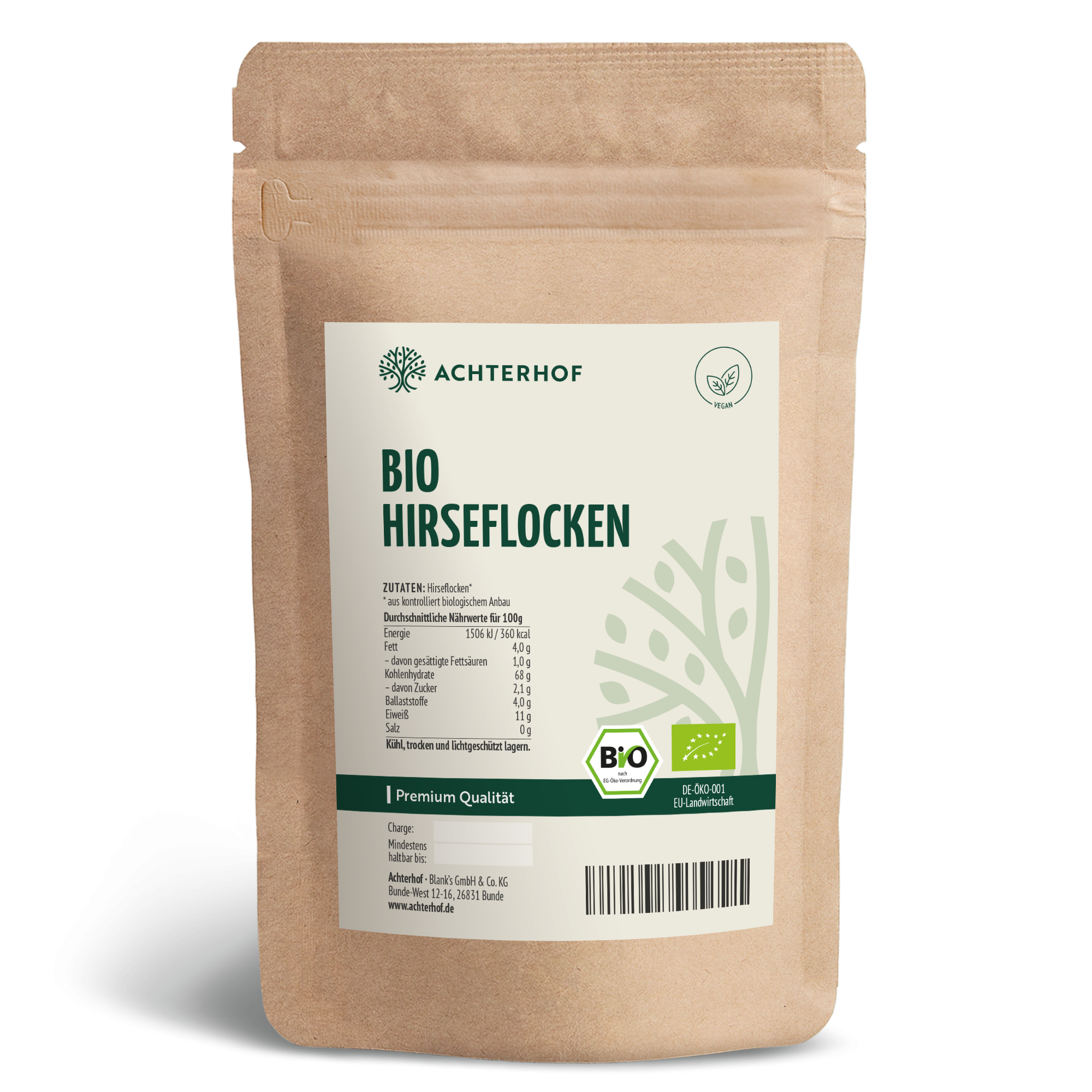 Bio Hirseflocken fein (1000g)