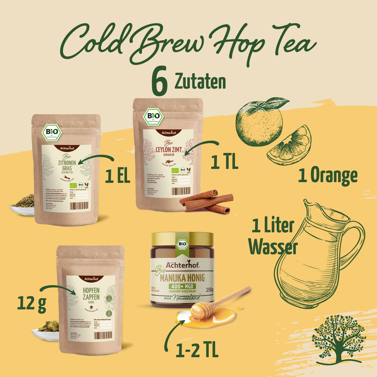 Hopfenzapfen ganz (250g)