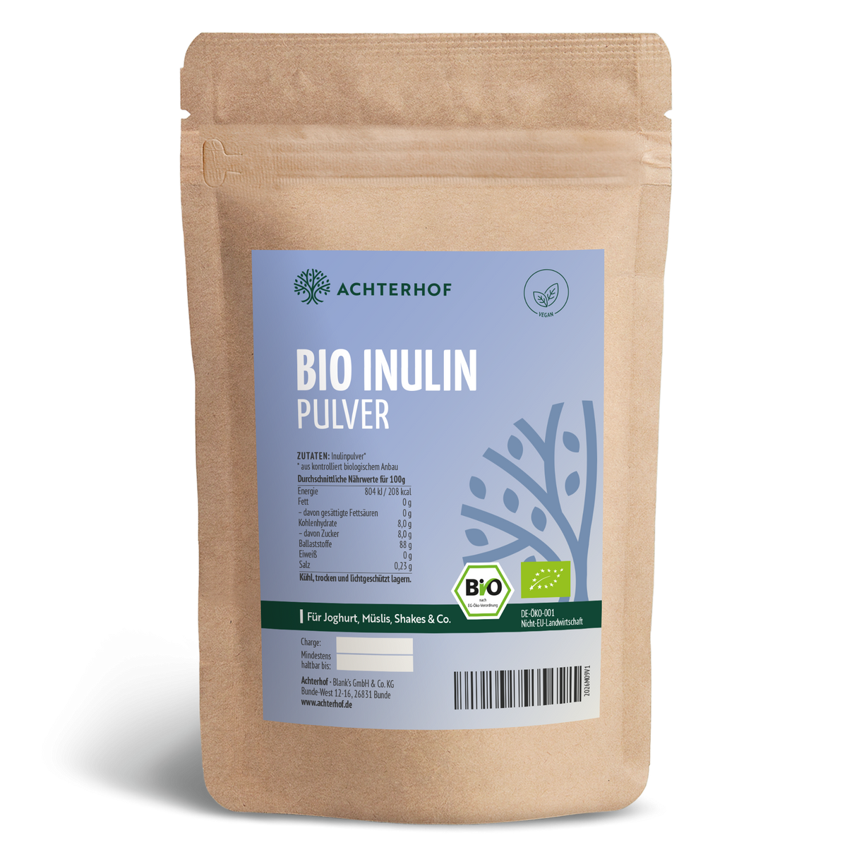 Inulin Pulver Bio (500g)