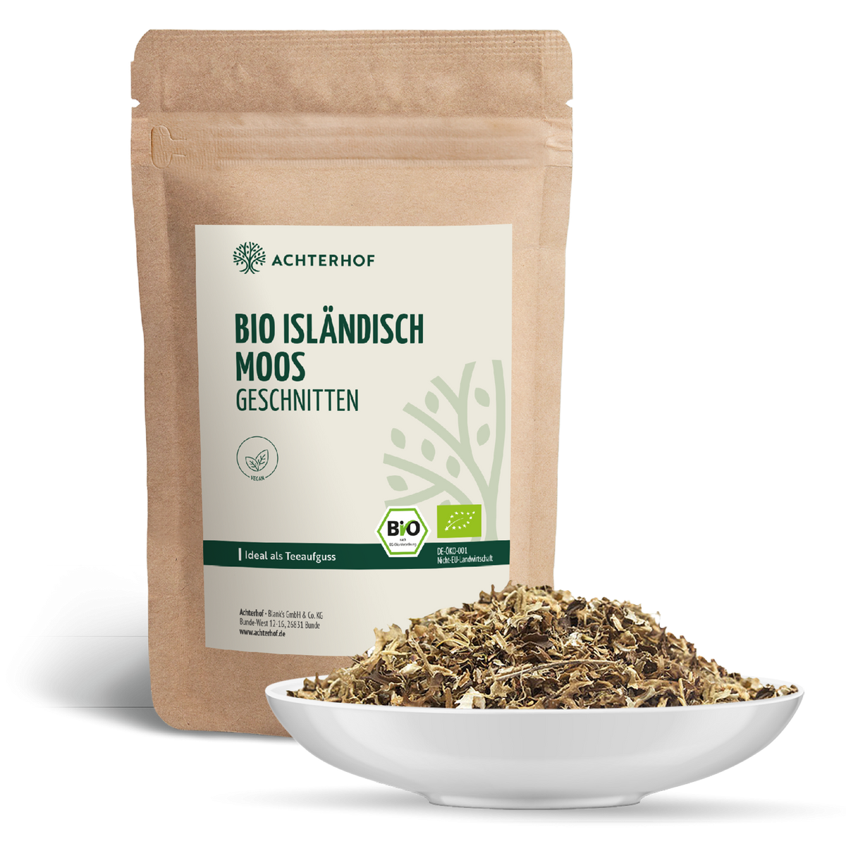 Isländisch Moos geschnitten Bio (250g)