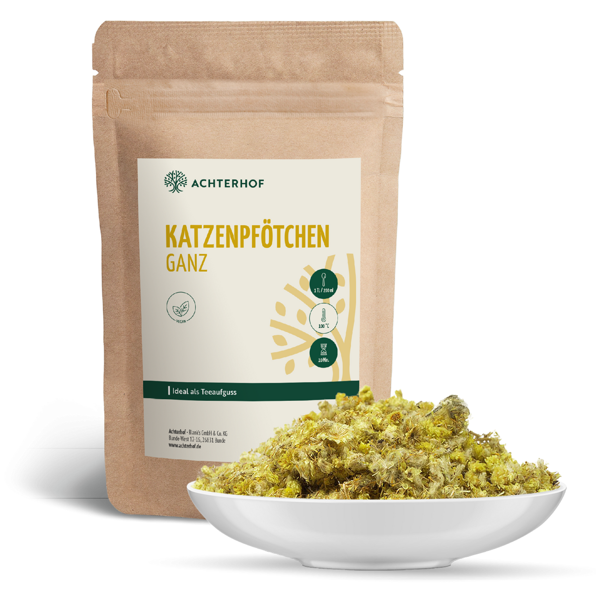 Katzenpfötchen ganz (250g)