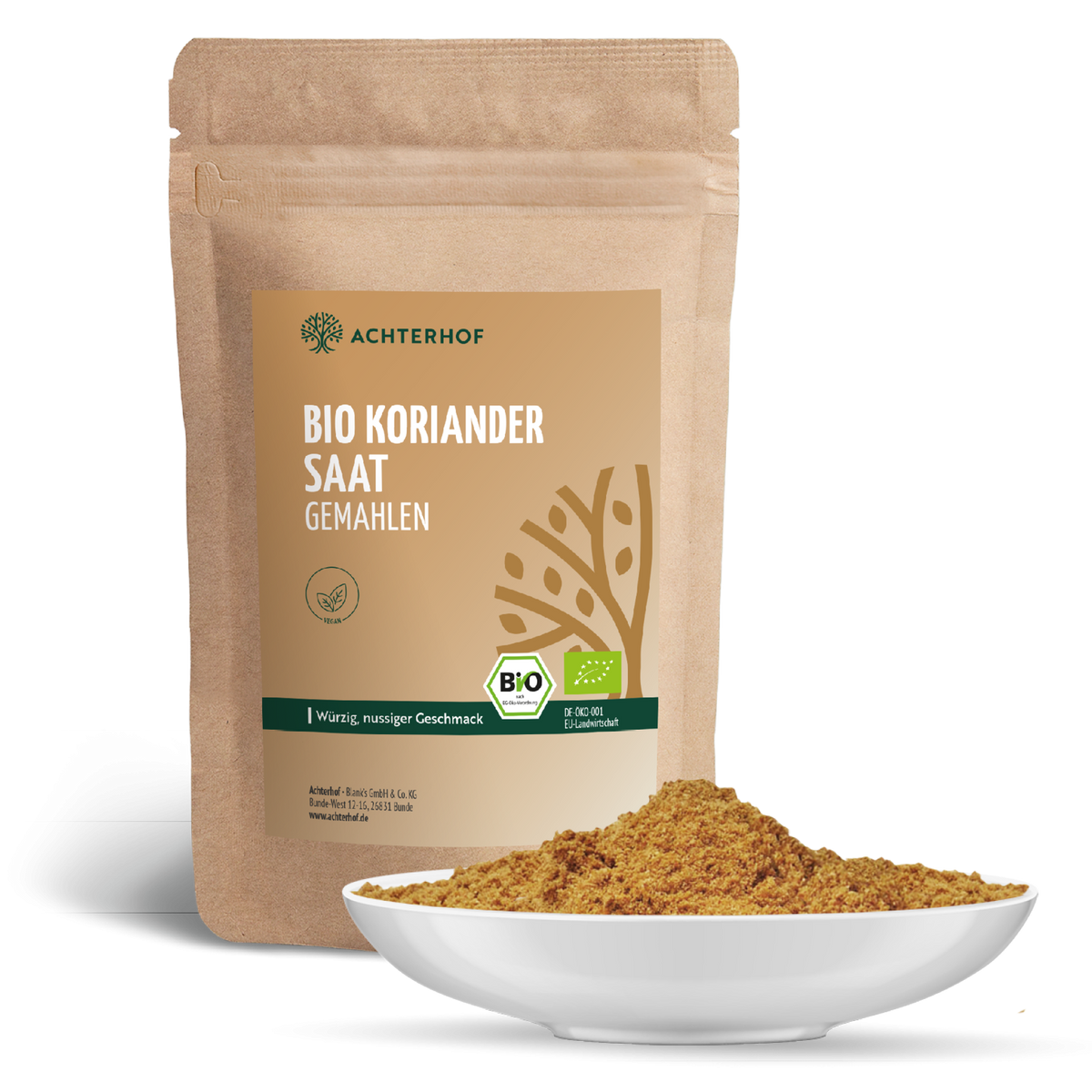 Koriandersaat gemahlen Bio (250g)