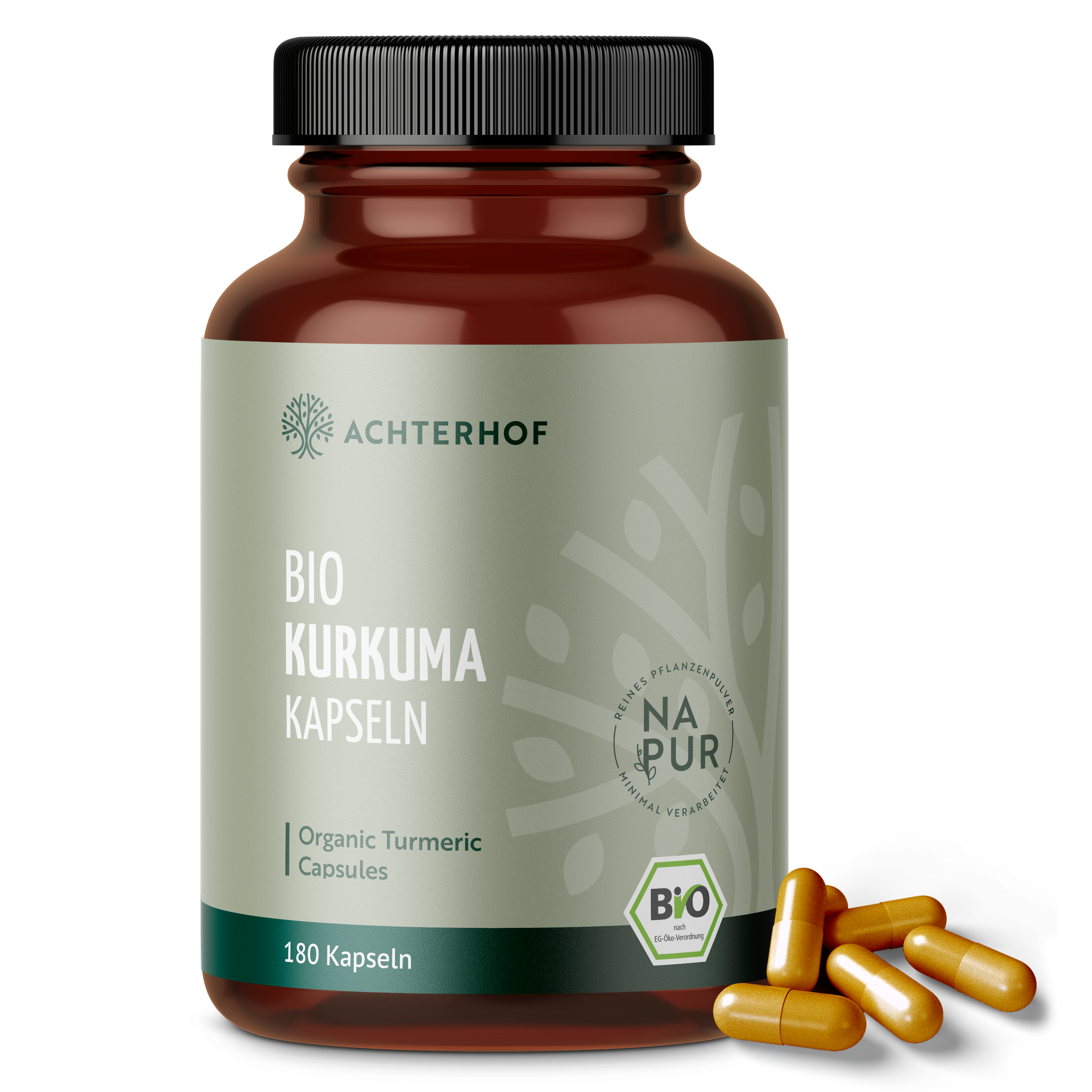 Kurkuma Kapseln Bio (180 Kapseln)