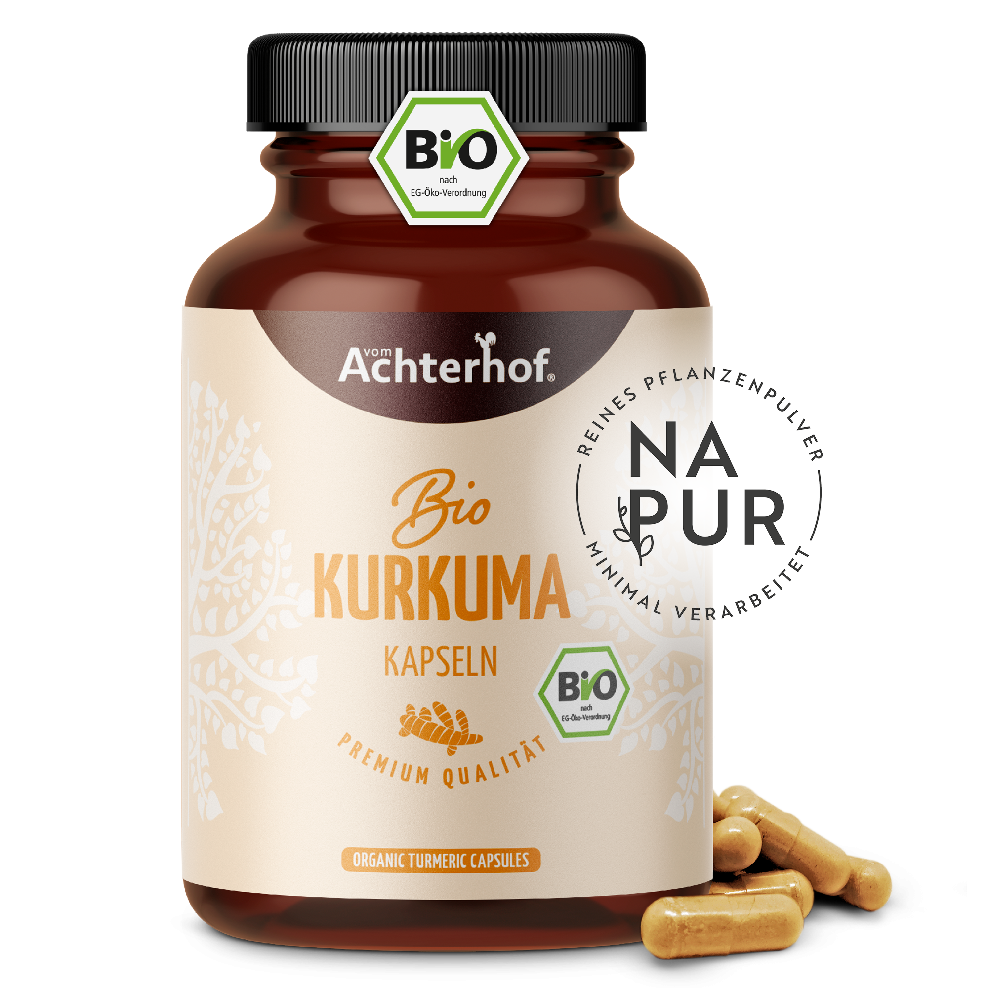 Kurkuma Kapseln Bio (180 Kapseln)
