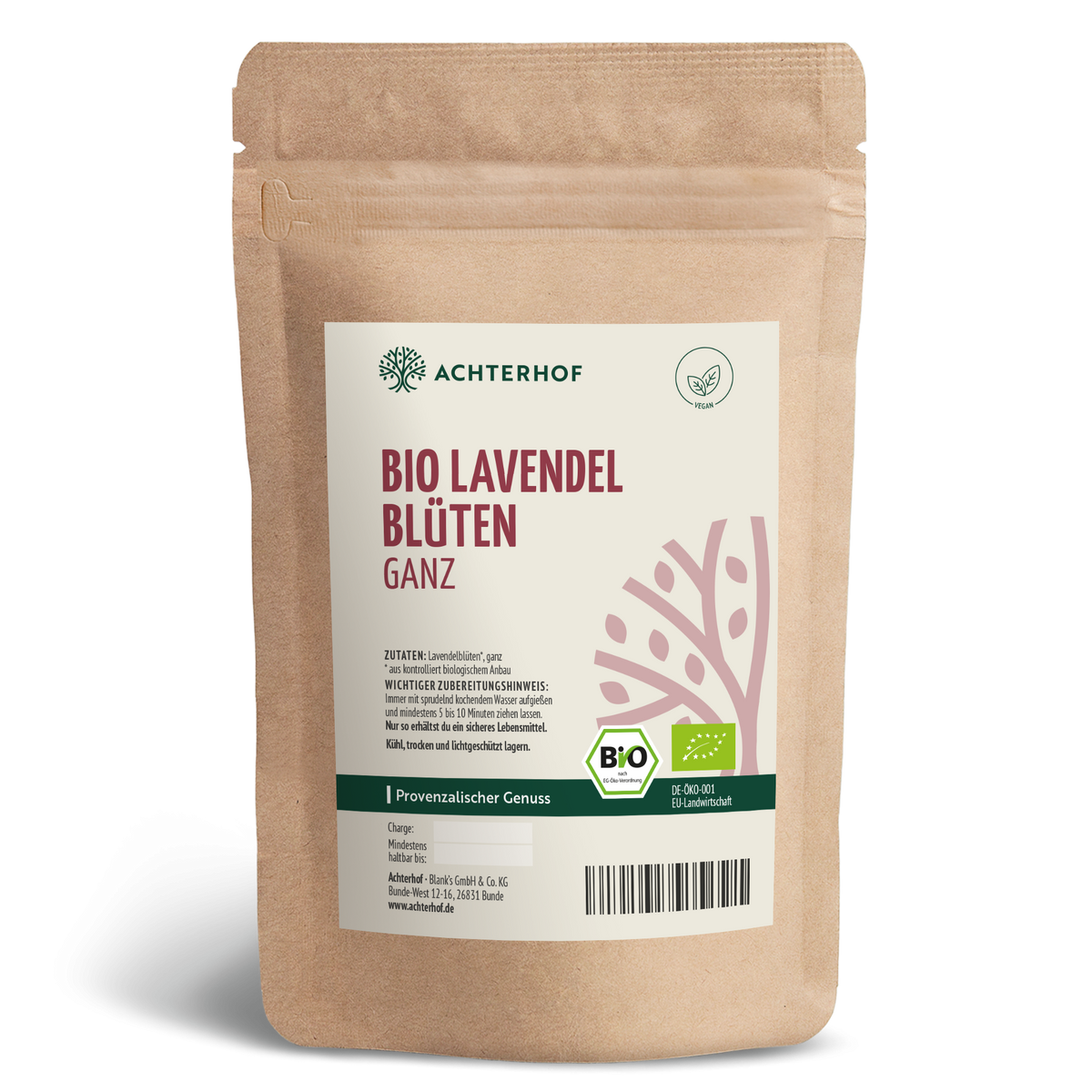 Lavendelblüten ganz Bio (500g)