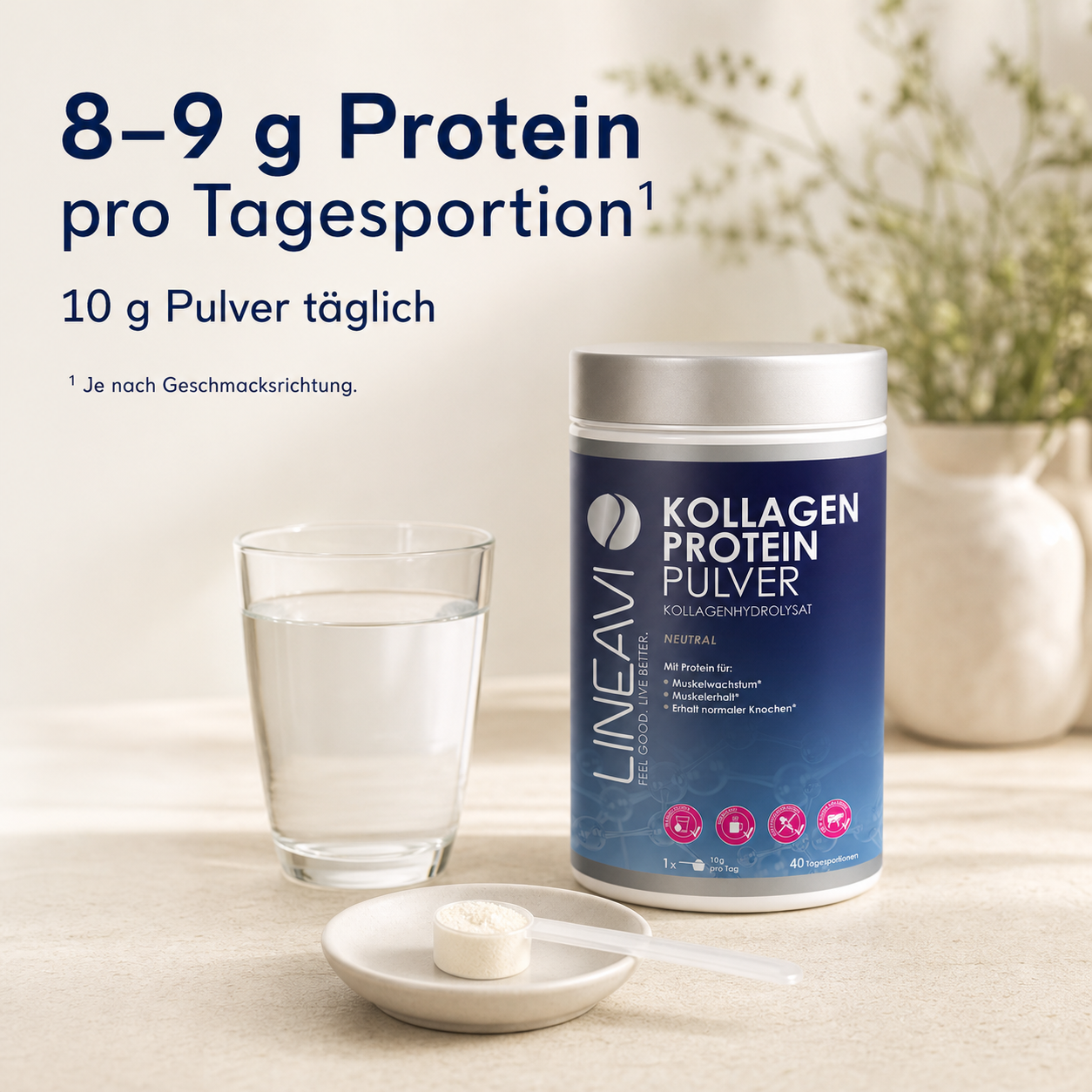 Kollagen Proteinpulver (400g) Neutral