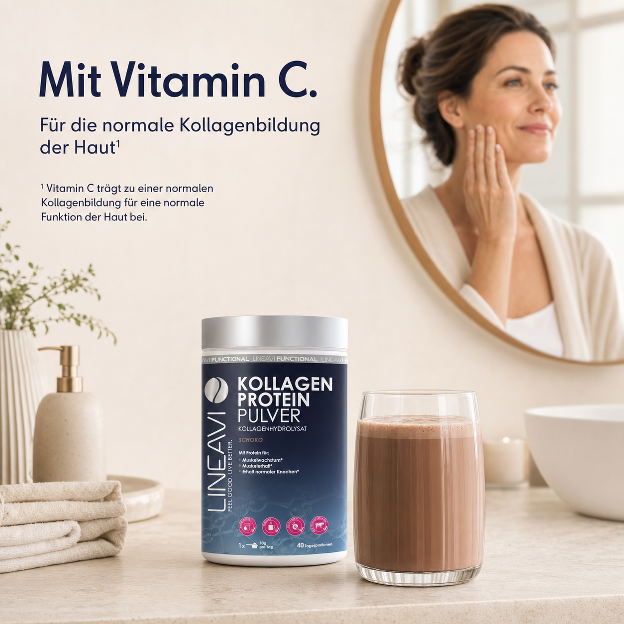 Kollagen Proteinpulver (400g) Schokolade
