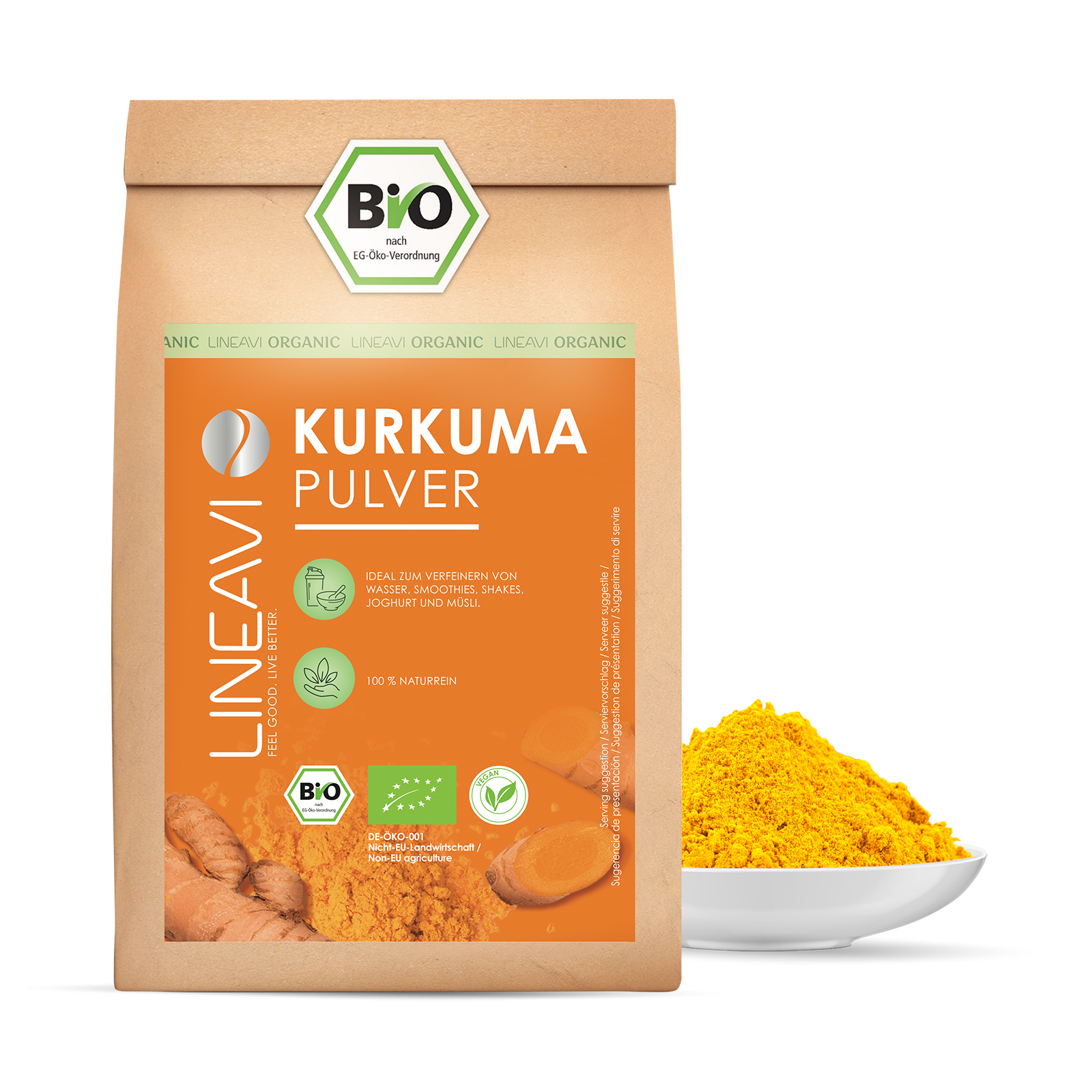 Kurkumapulver bio (1000g)