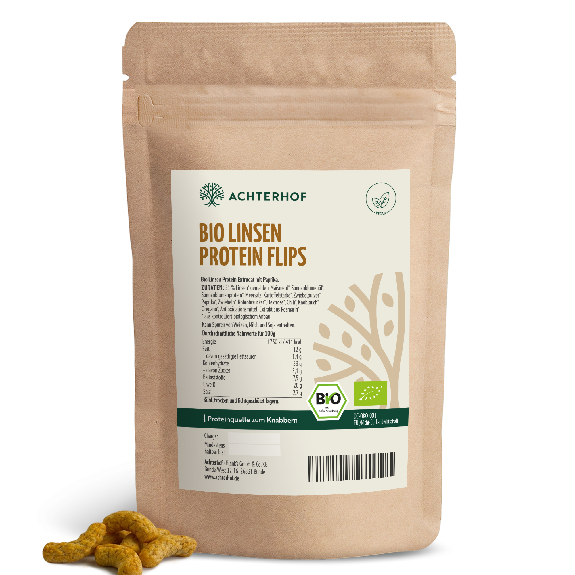 Bio Linsen Protein Flips (250g)