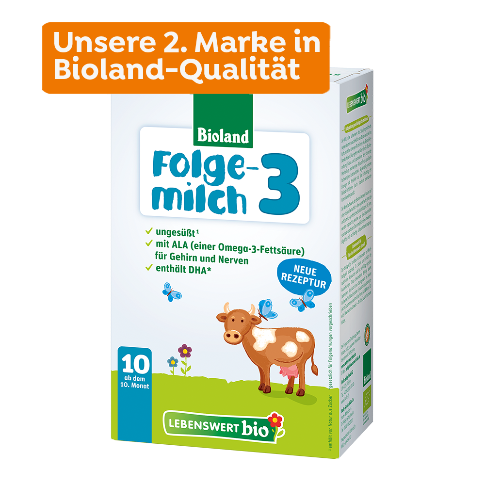Lebenswert Bio-Folgemilch 3 ab dem 10. Monat (475g)
