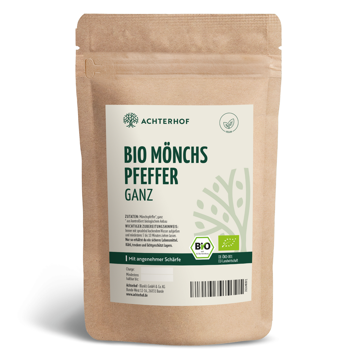 Mönchspfeffer ganz Bio (100g)