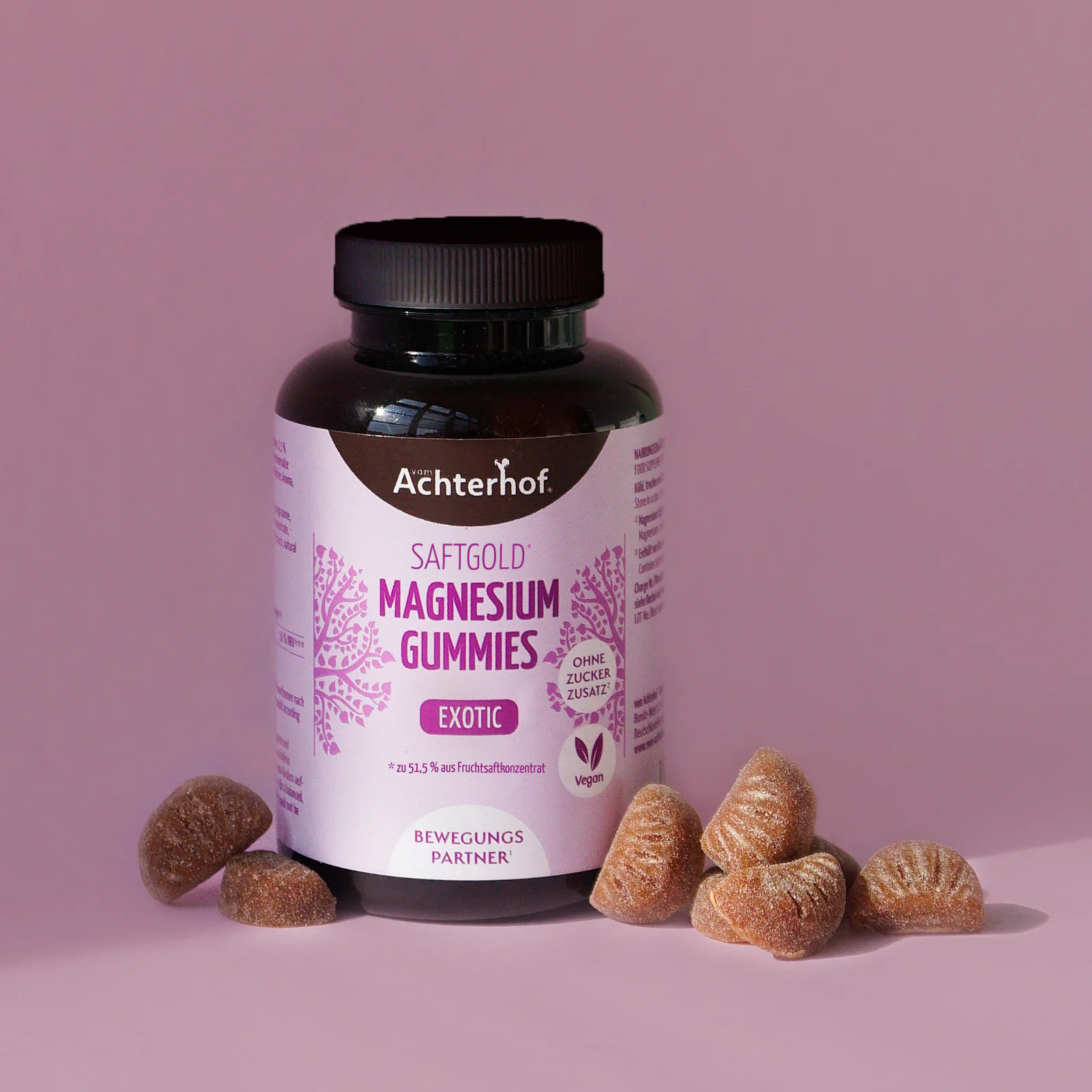 Saftgold Magnesium Gummies Exotische Früchte (60 Stück)