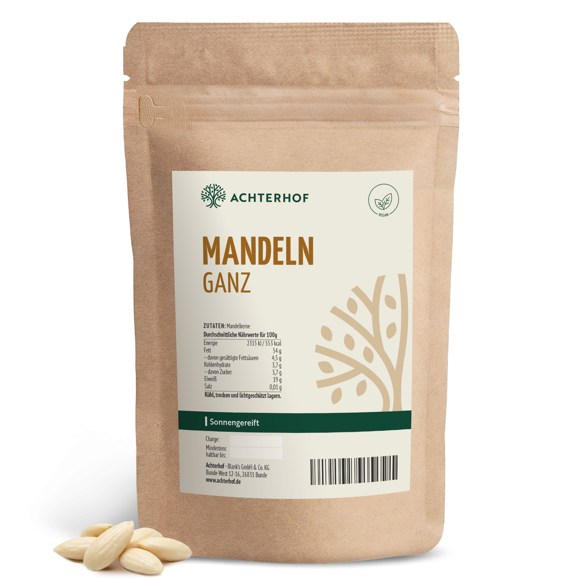 Mandeln ganz (500g)
