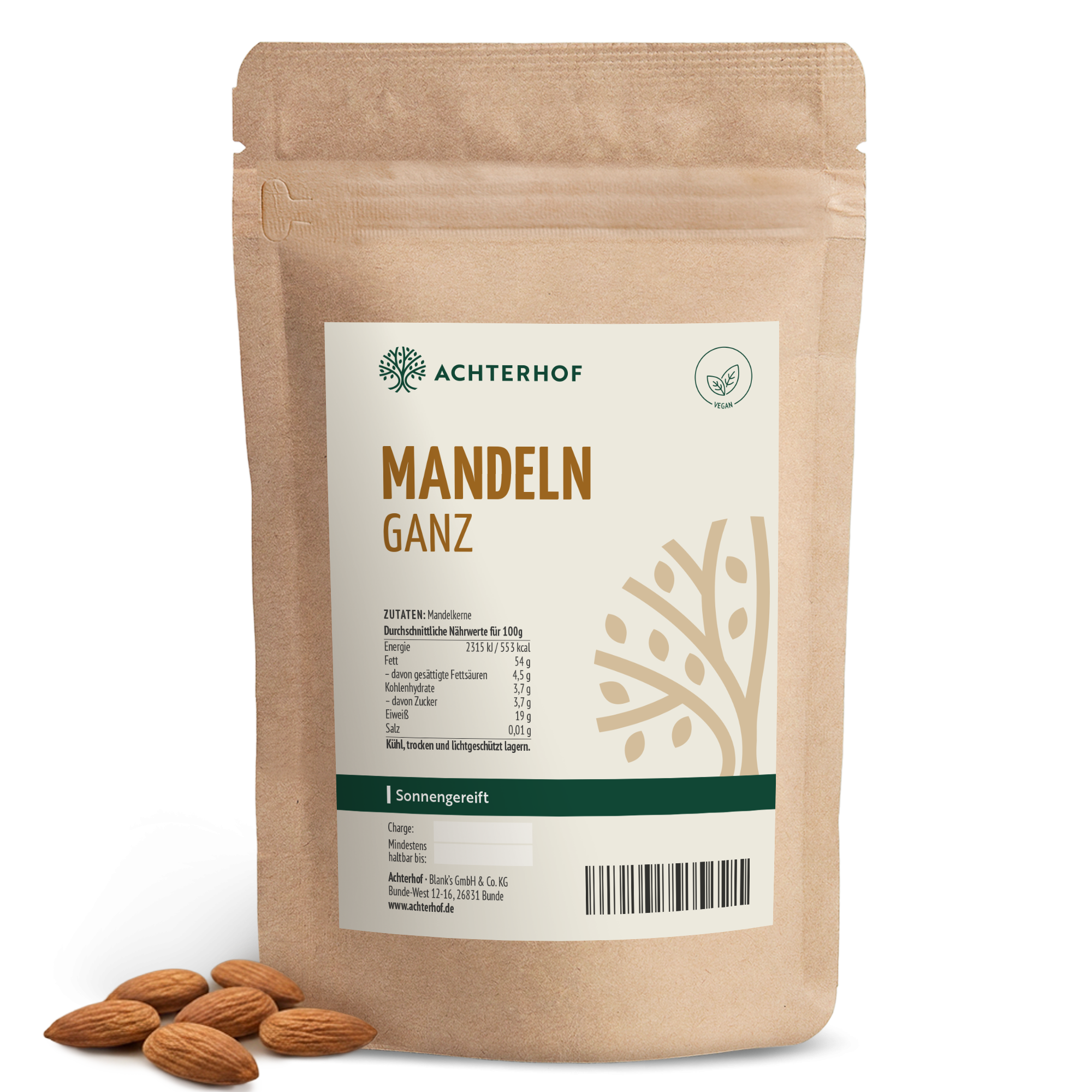 Mandeln ganz (250g)