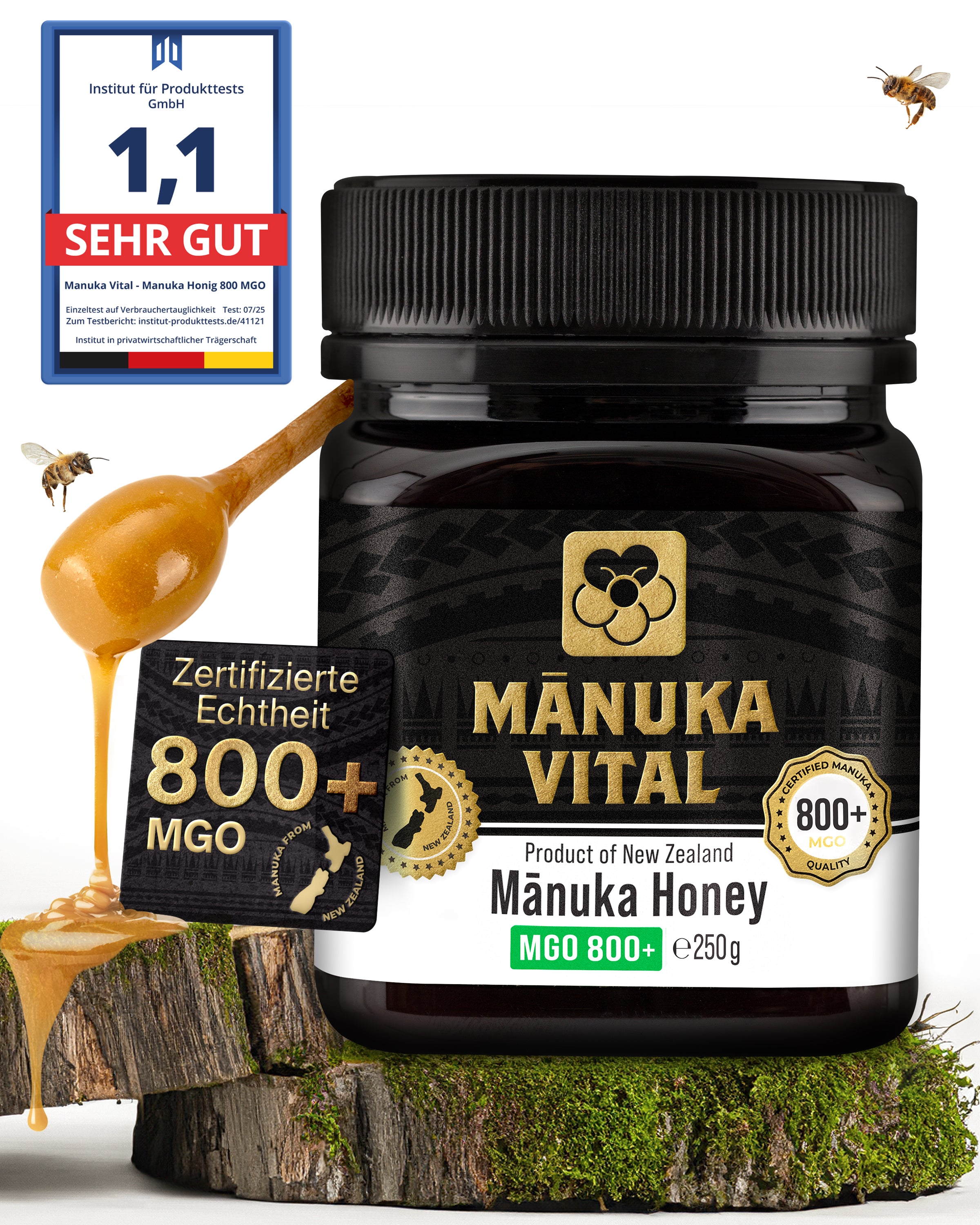 Manuka Vital Honig MGO 800+ (250g)