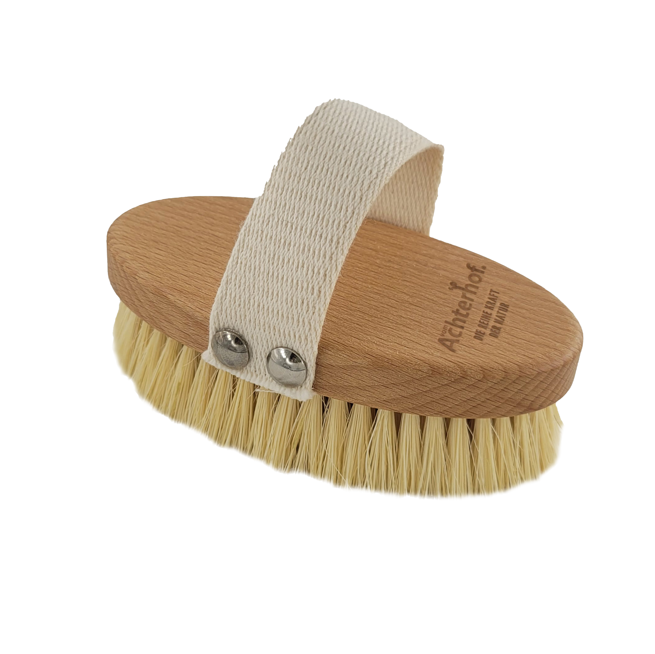 Massagebürste mit Borsten aus Pflanzenfasern