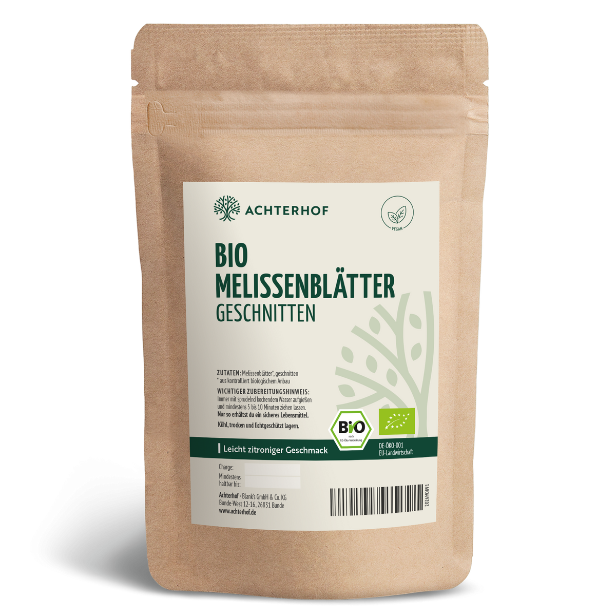 Melissenblätter geschnitten Bio (500g)