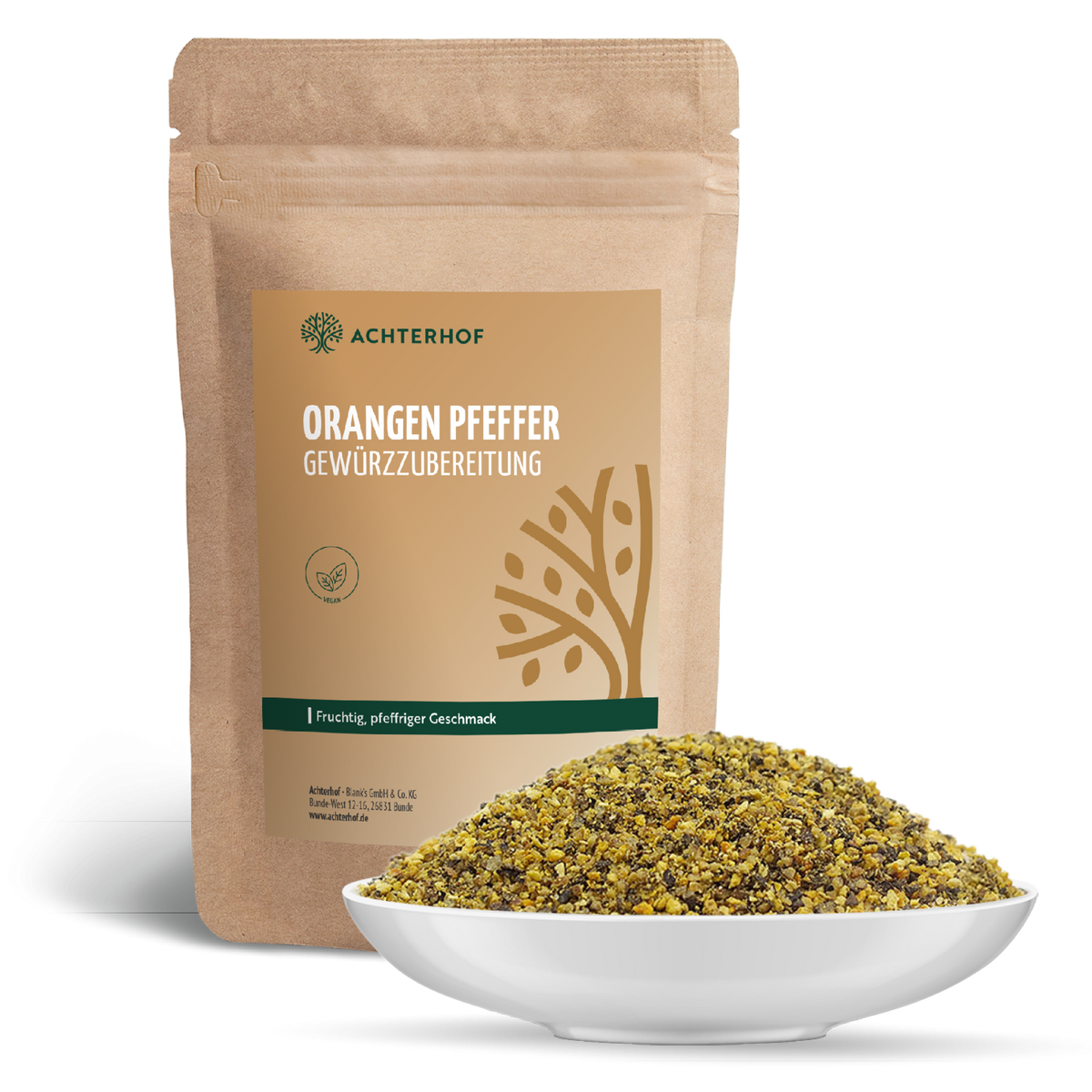 Orangenpfeffer Gewürzzubereitung (100g)