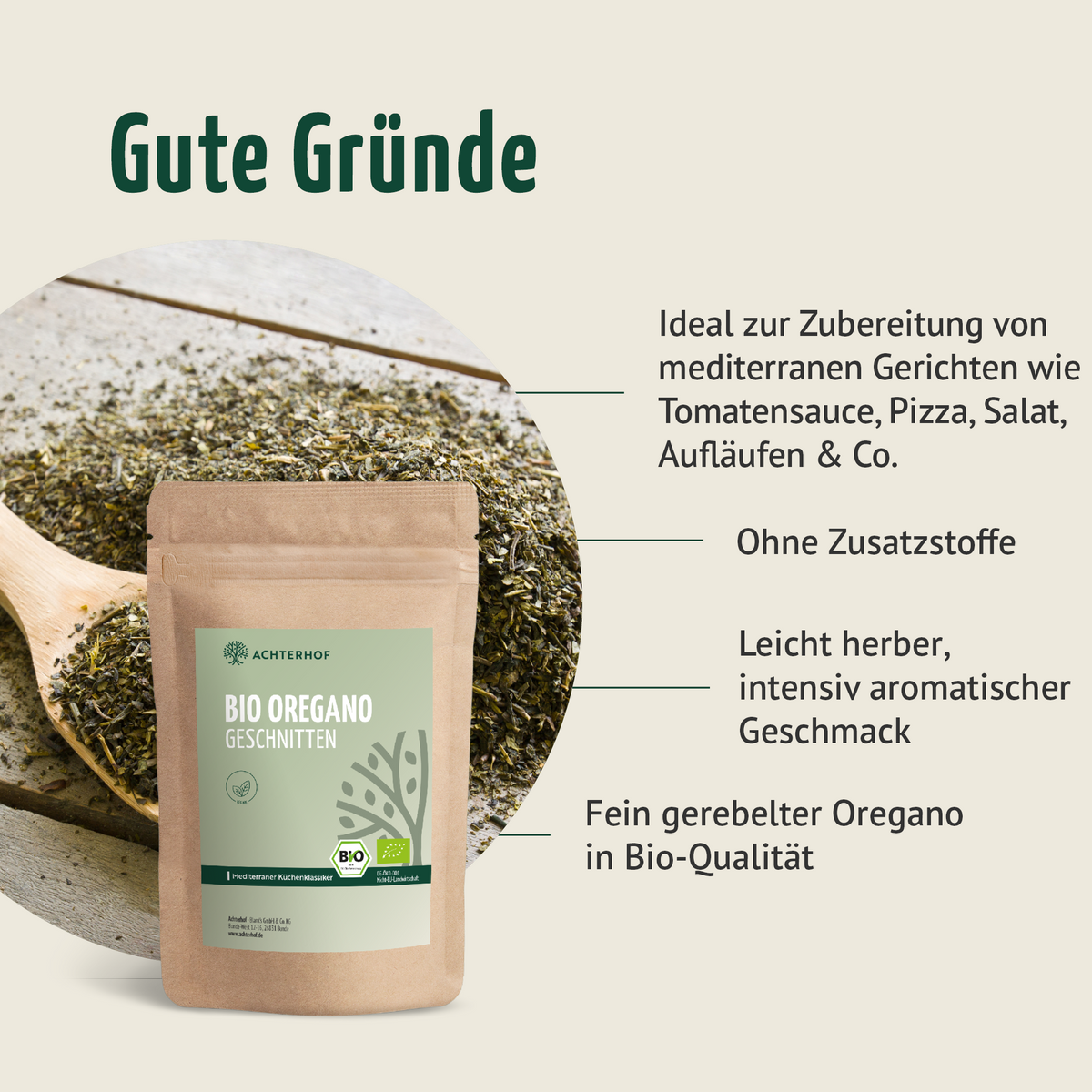 Oregano geschnitten Bio (250g)
