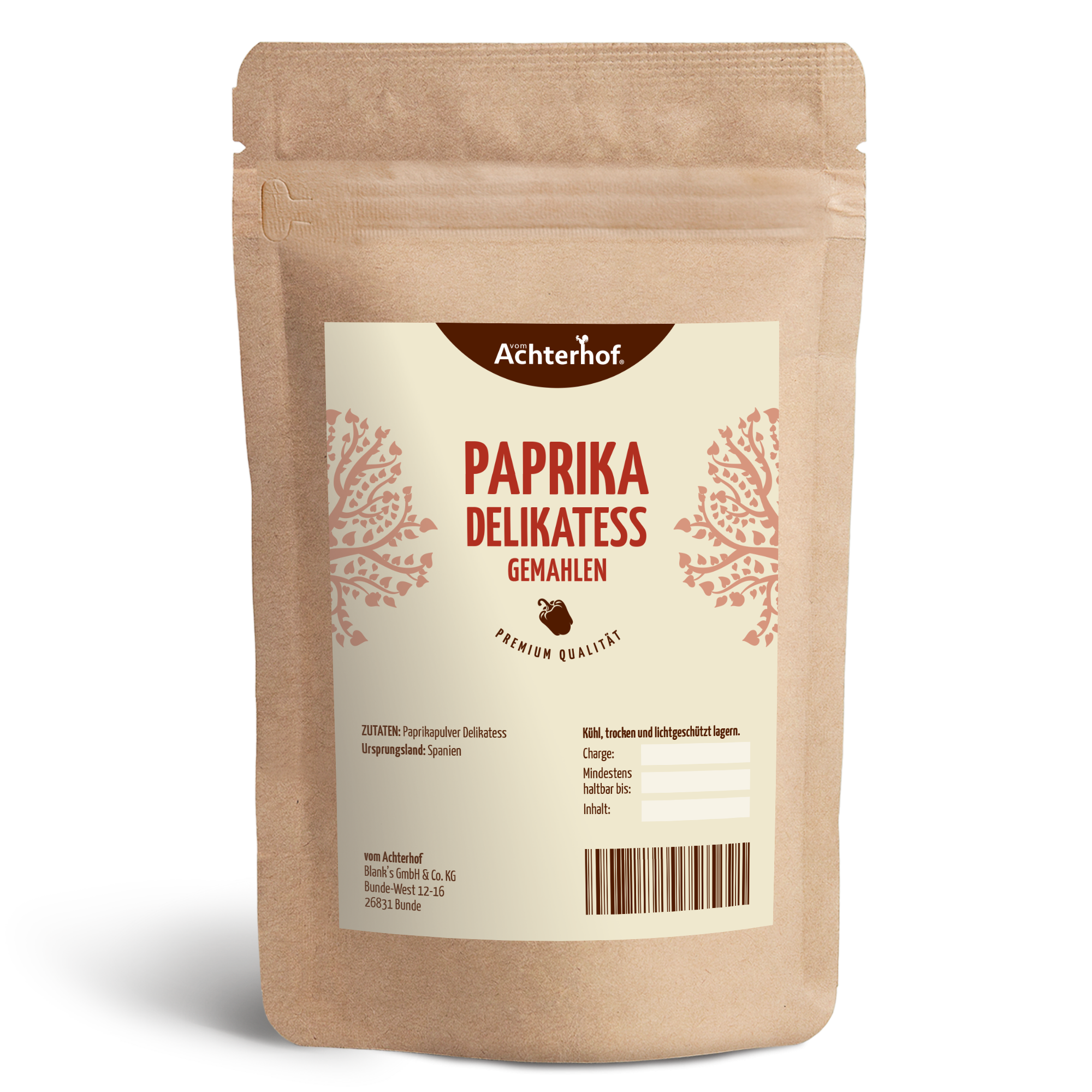 Paprika Delikatess gemahlen (250g)