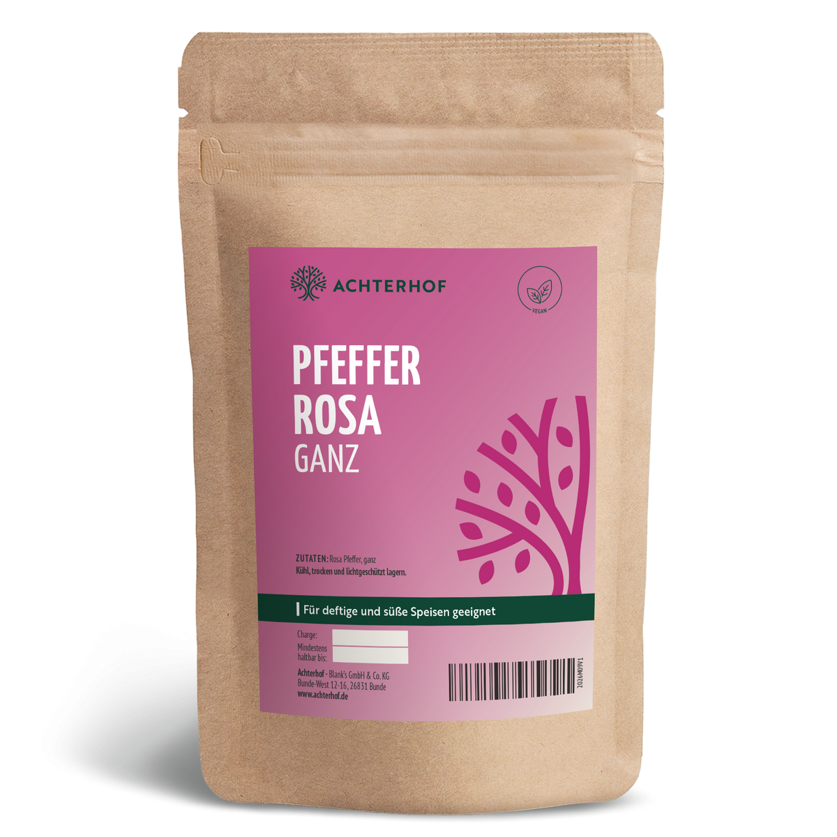 Pfeffer rosa ganz (100g)